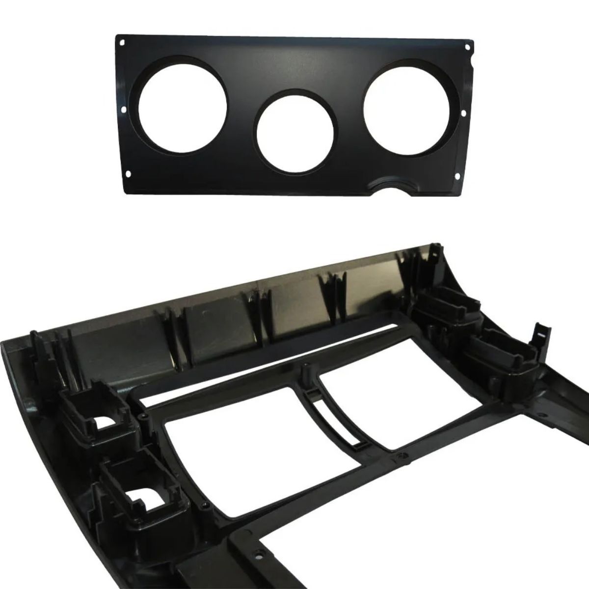 Moldura 2 Din 10 Polegadas Preto Hyundai Tucson 2007-2011 Ar Digital e Analógico EPX10HY008-Expex