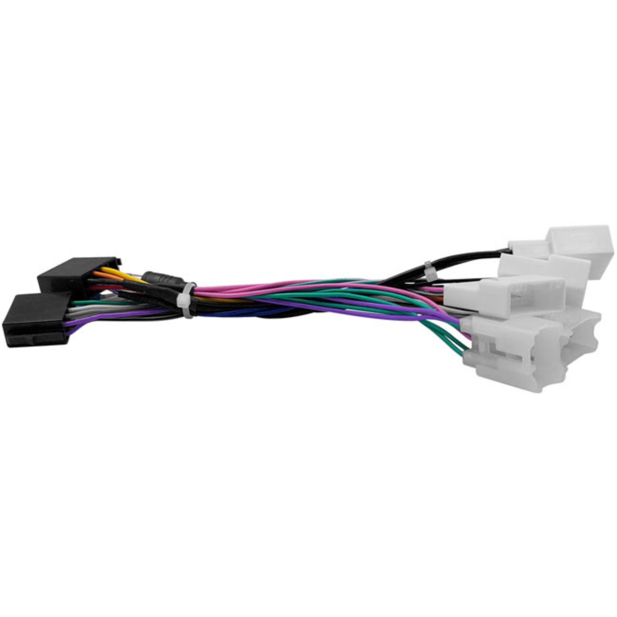 Kit Fácil Chicote de ligação de som e Adaptador Linha Toyota 2008 até 2018 Expex -EXC TO-073