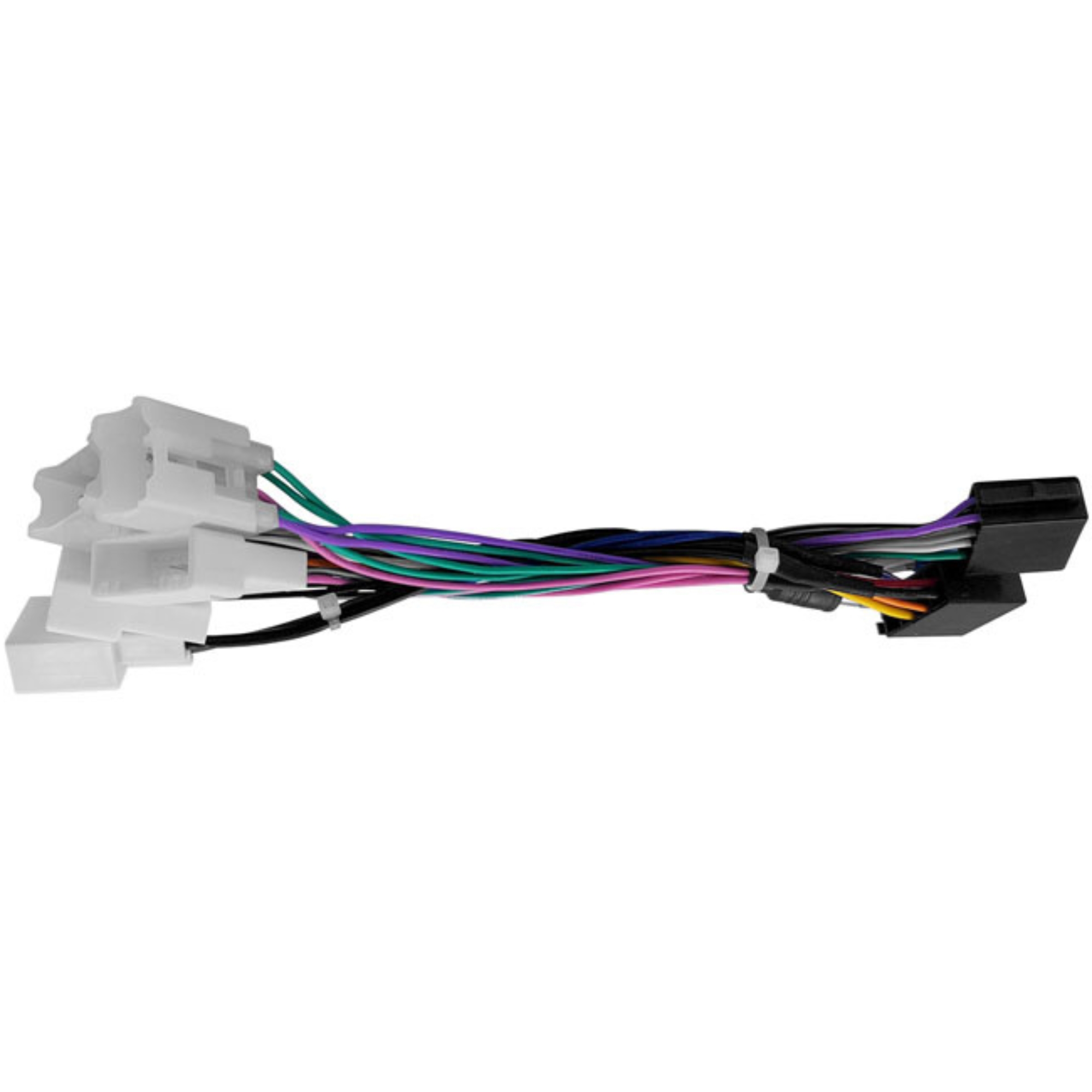 Kit Fácil Chicote de ligação de som e Adaptador Linha Toyota 2008 até 2018 Expex -EXC TO-073
