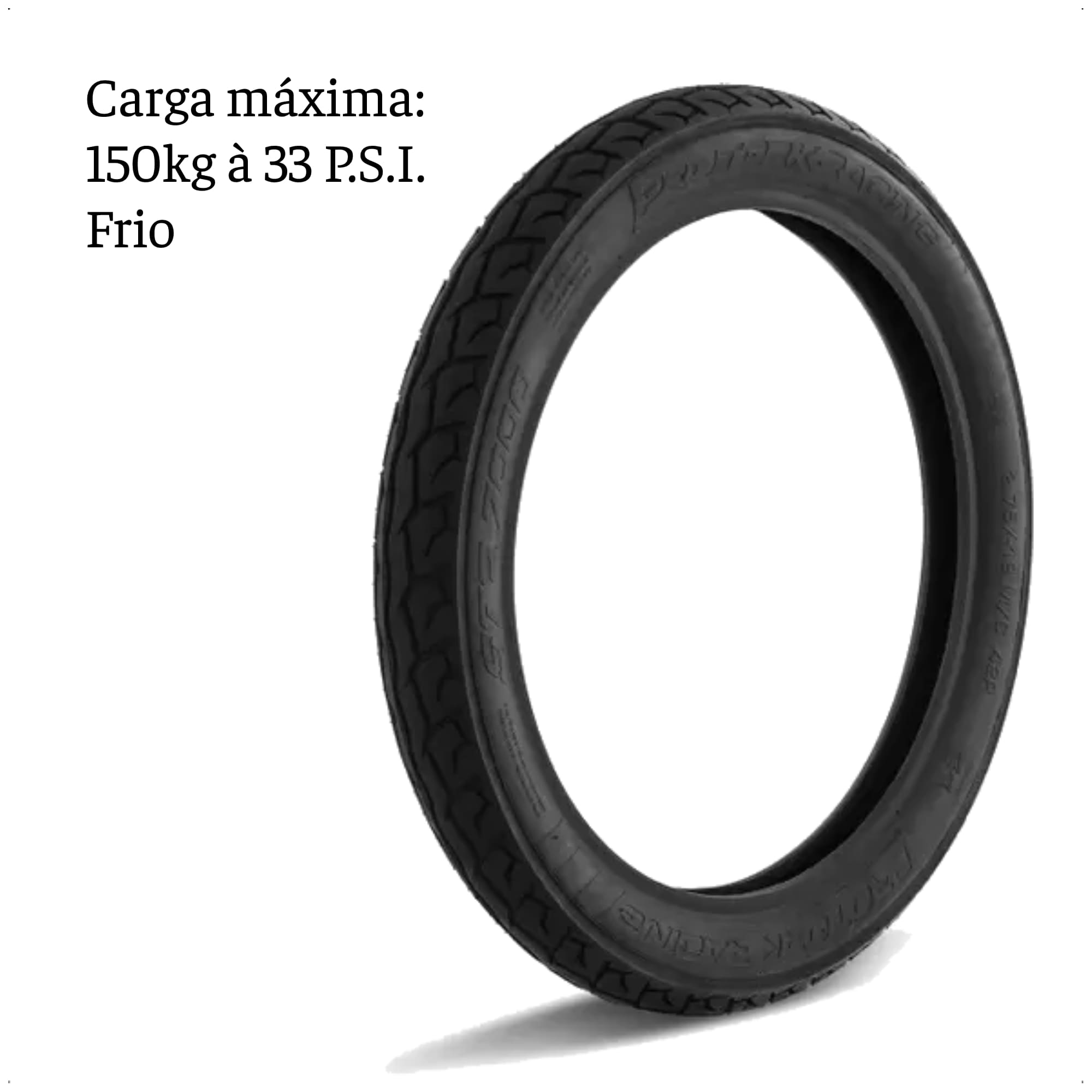 Pneu de Moto Dianteiro Aro 18 2.75 Câmara de Ar Pro Tork - PND-01