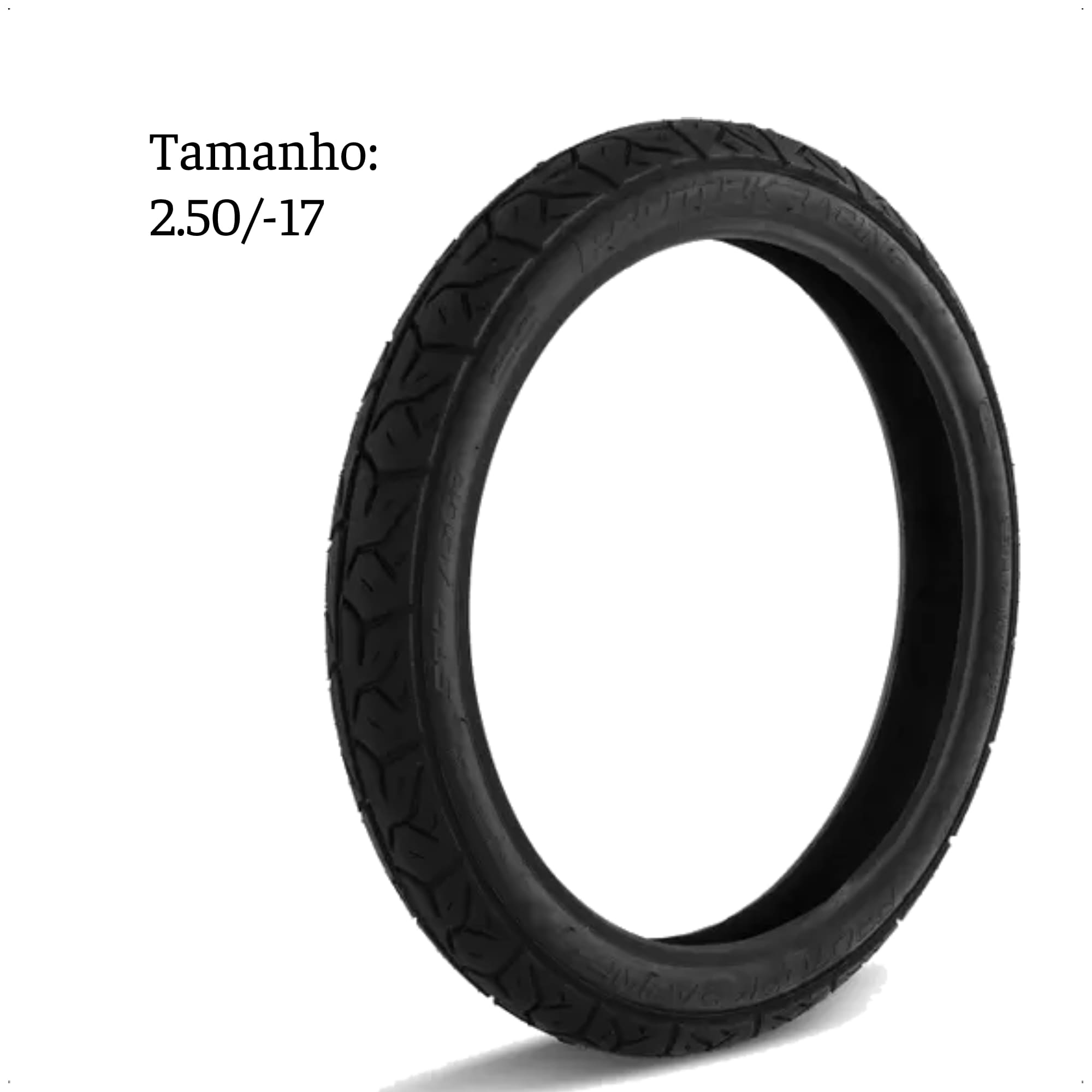 Pneu de Moto Dianteiro Aro 17 2.50 Câmara de Ar Pro Tork - PND-02