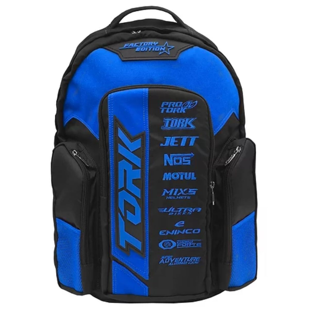 Mochila Adulto Factory Edition 02 Preto e Azul Pro Tork - MC-37PTAZ