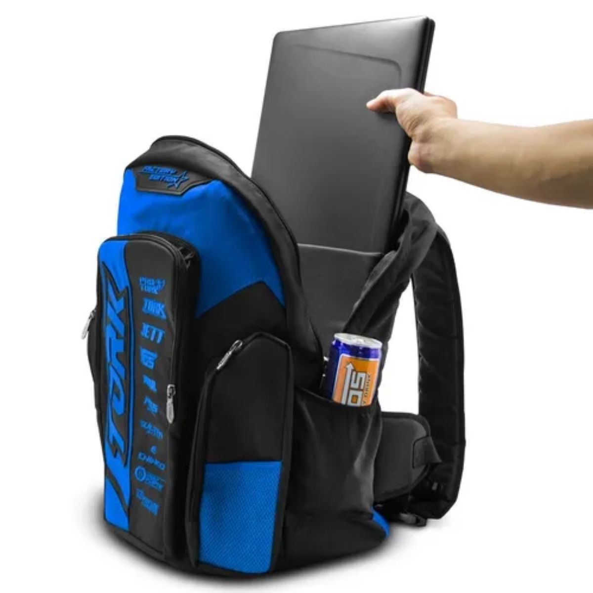 Mochila Adulto Factory Edition 02 Preto e Azul Pro Tork - MC-37PTAZ