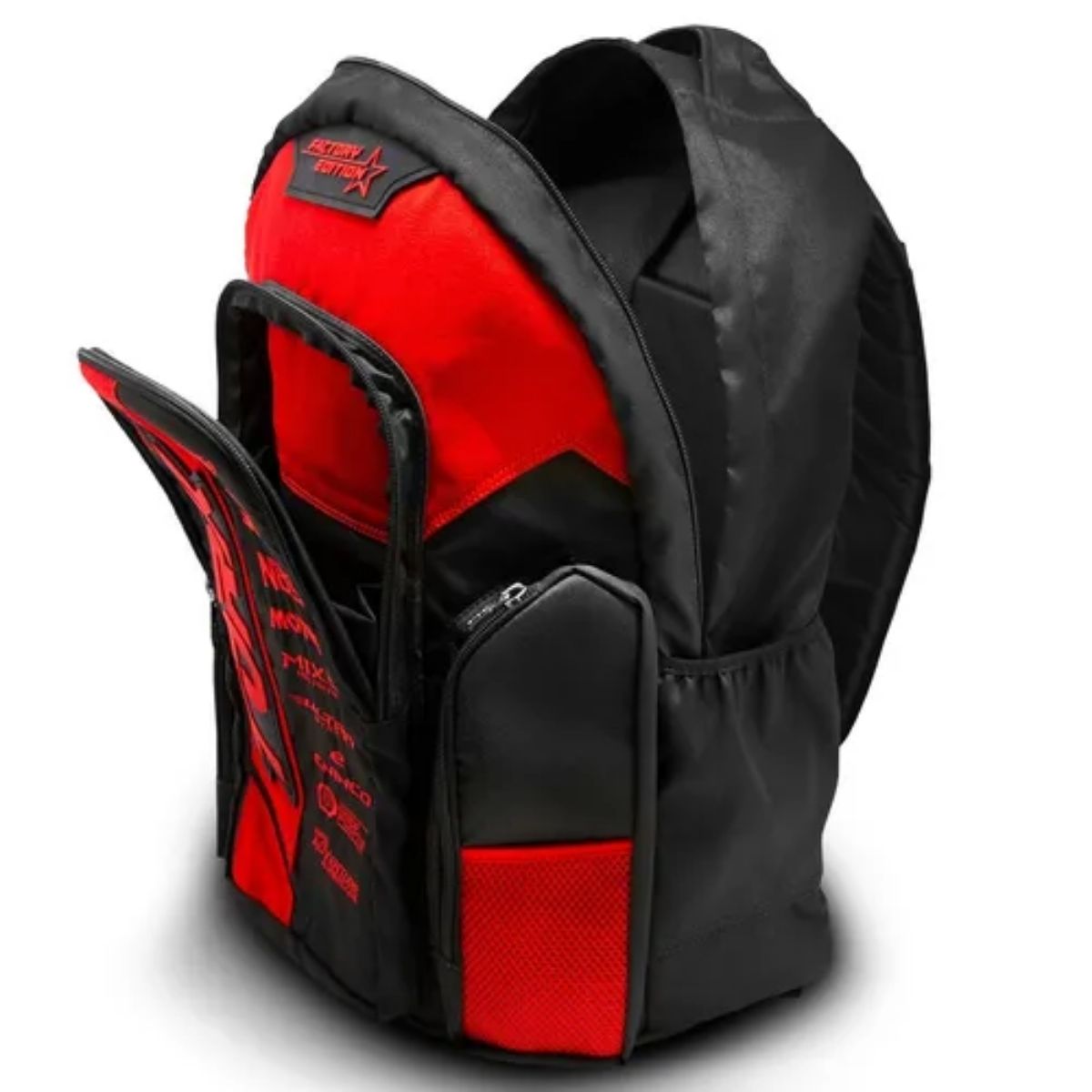 Mochila Adulto Factory Edition 02 Preto e Vermelho Pro Tork - MC-37PTVM