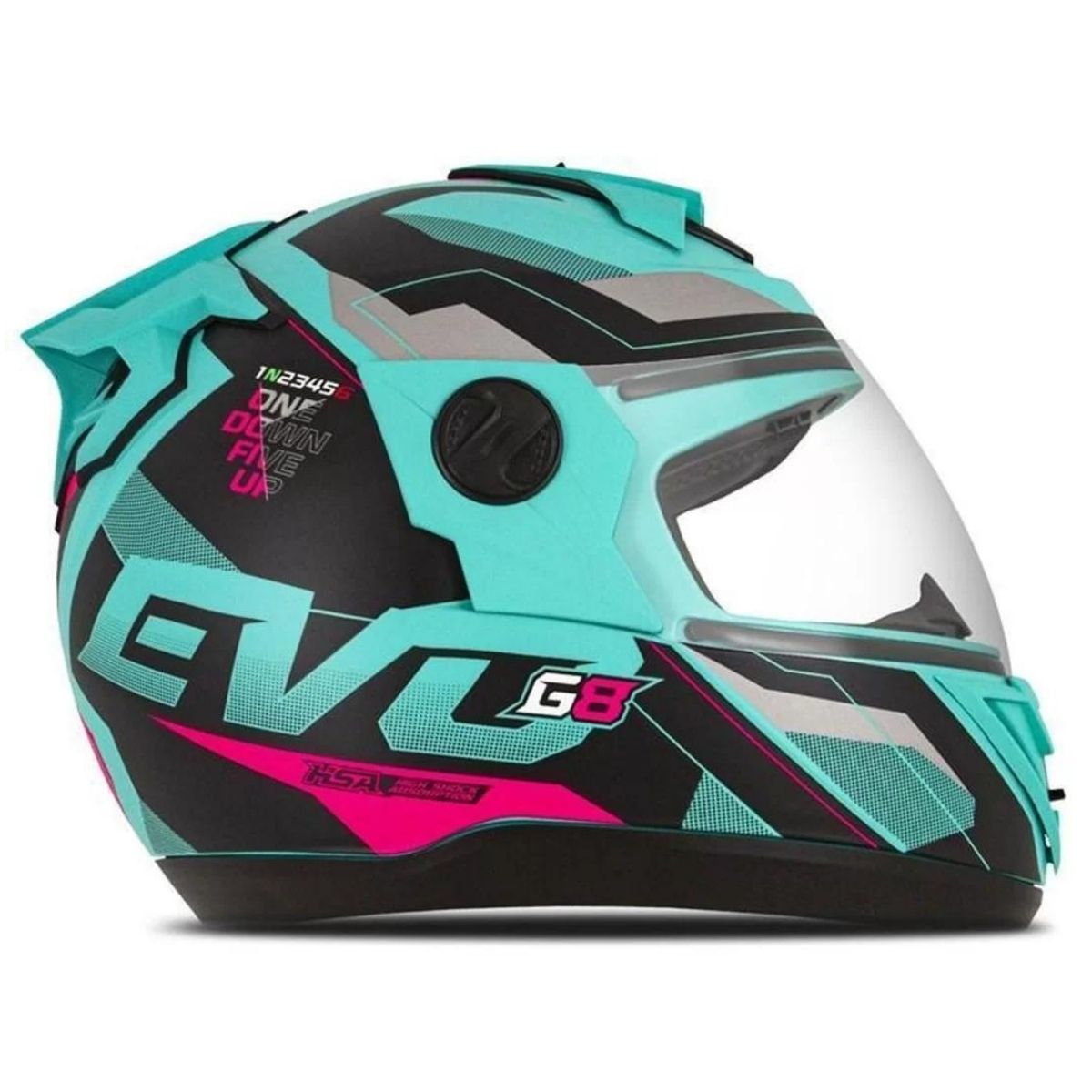 Capacete Evolution G8 Fosco Tamanho 58 CAP-718VDTPK
