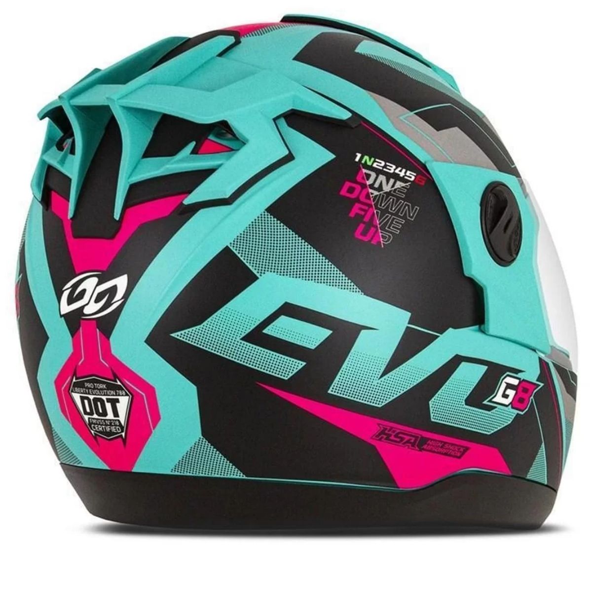 Capacete Evolution G8 Fosco Tamanho 58 CAP-718VDTPK