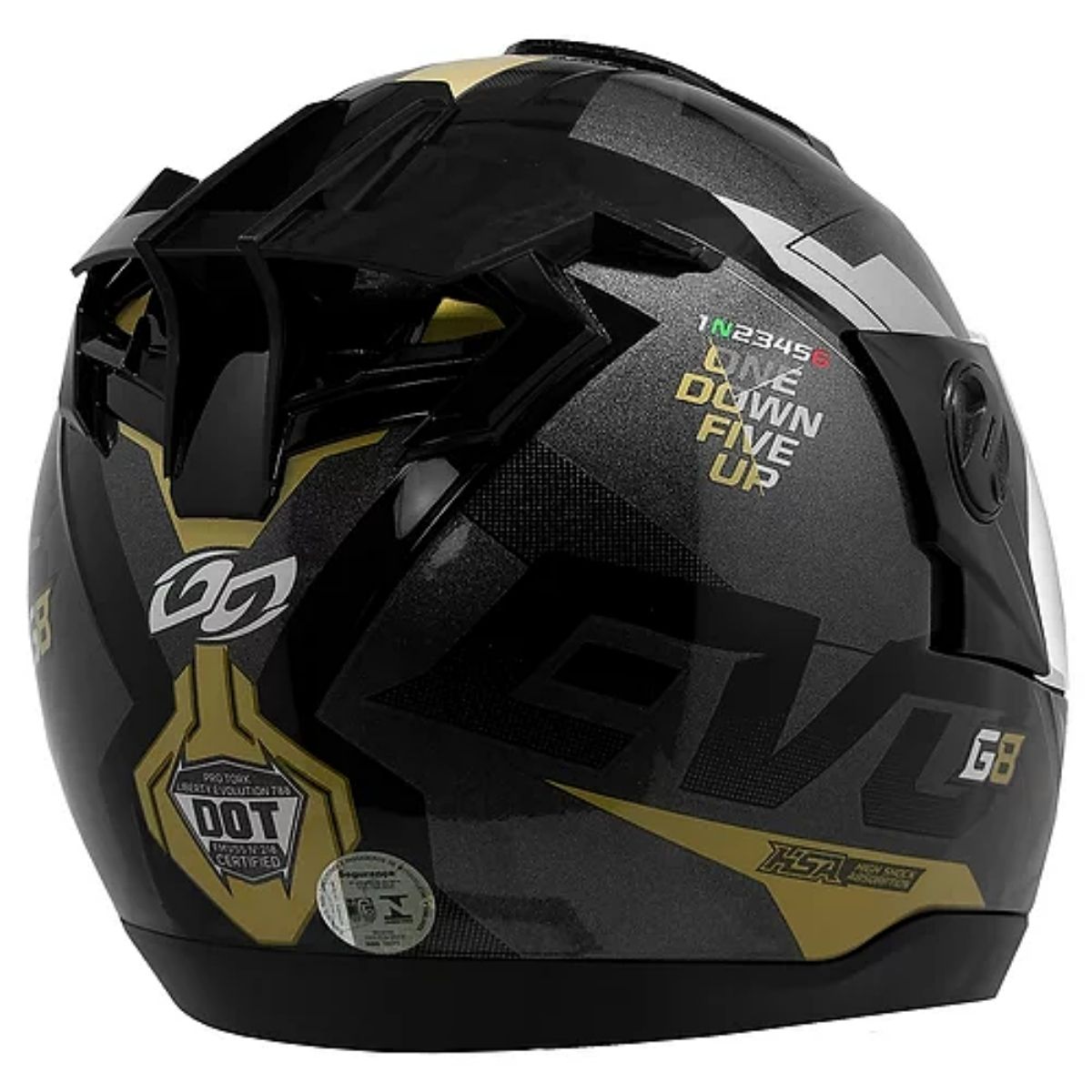 Capacete Evolution G8 Evo Brilhante Tam. 60 Forro Termoformado Casco ABS 	CAP-719BLK Pro Tork