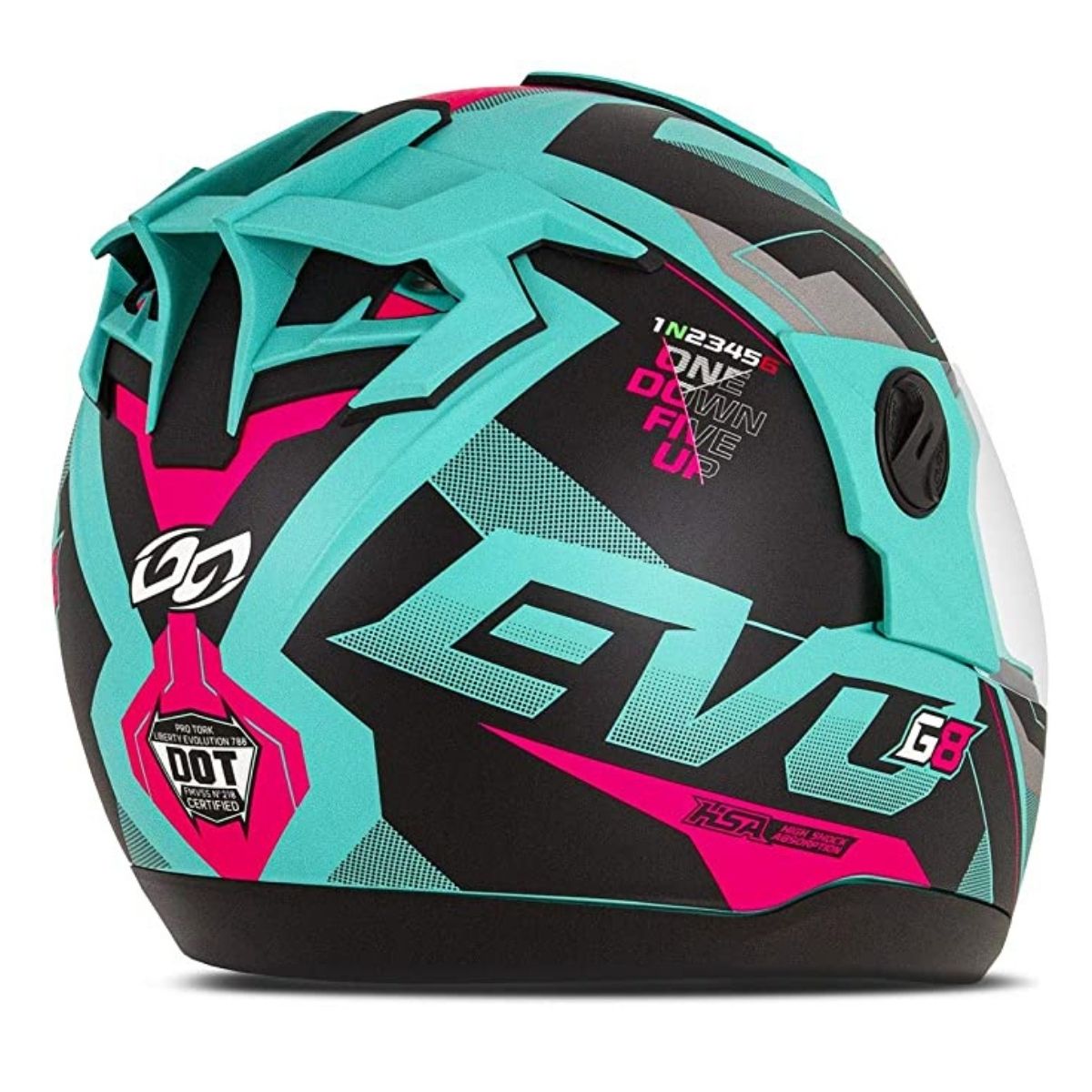 Capacete Evolution G8 Fosco Tamanho 60 CAP-719VDTPK