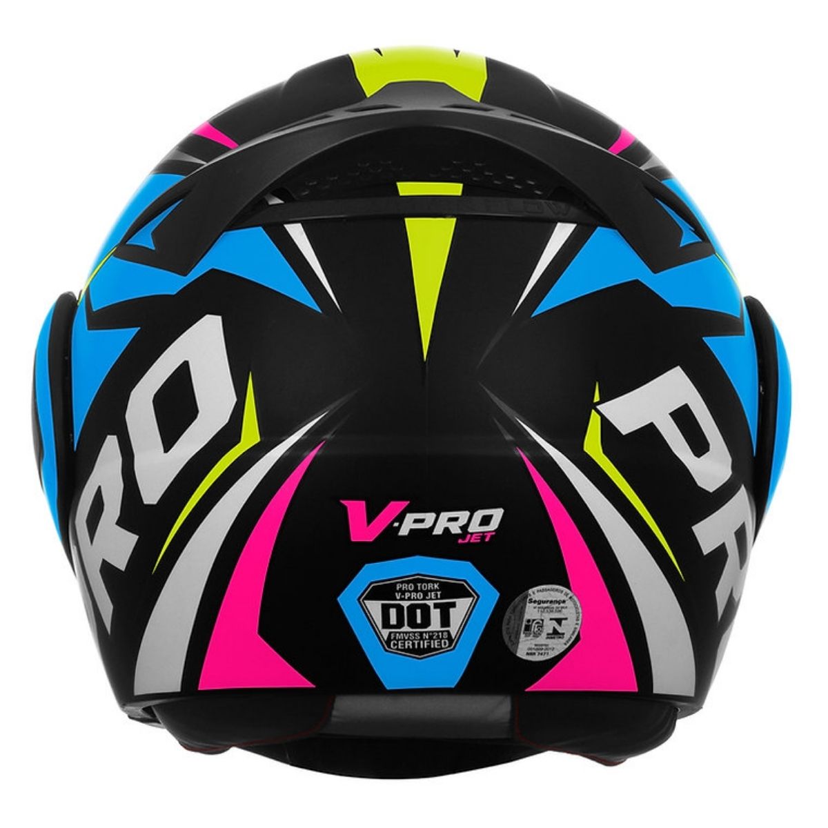 Capacete V-PRO Jet Factor Fosco tamanho 60 CAP-903AZF
