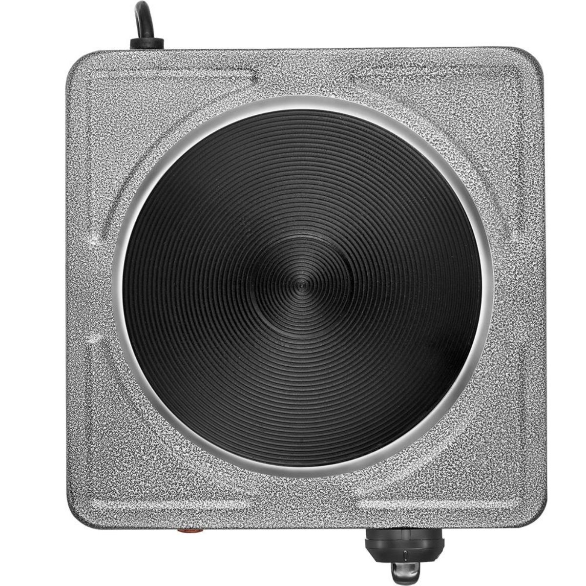 Fogão Elétrico 1 Boca Portátil Pratic 220V 1000W 5 Opções de Temperatura Prata Lenoxx PFE351
