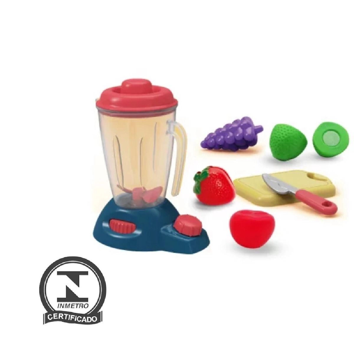 Brinquedo Liquidificador Infantil Creative Fun com acessórios +3 anos BR1438 Multikids