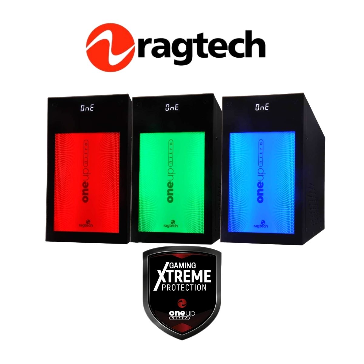 Nobreak Gamer Ragtech One Up Nitro 1400VA 60HZ Trivolt (115-127-220V) Saída 115V RGB-20ONE4591
