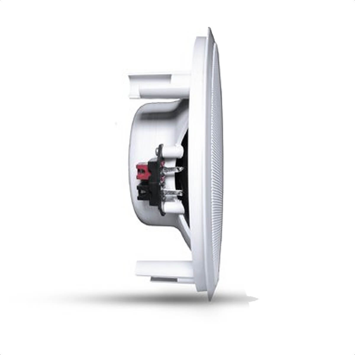 Arandela Redonda 6 Pol Coaxial Branca 70W RMS 8 Ohms Passiva Borda Bobina Simples-Leson 2LS0AT78B