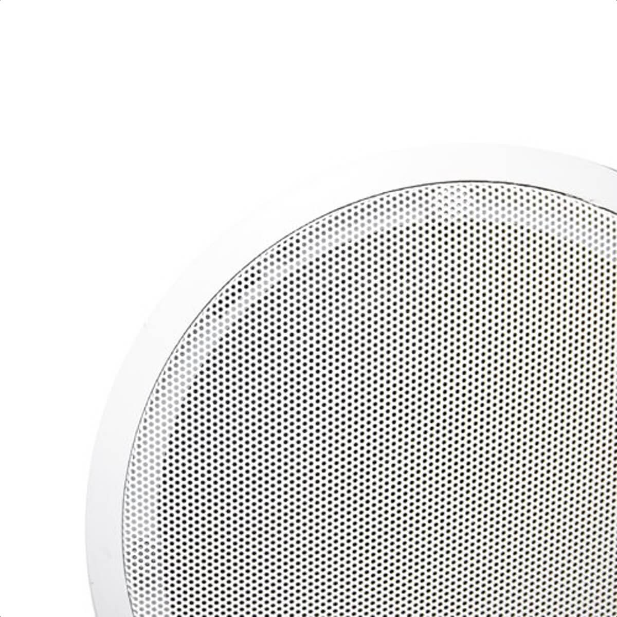 Arandela Redonda 6 Pol Coaxial Branca 70W RMS 8 Ohms Passiva Borda Bobina Simples-Leson 2LS0AT78B