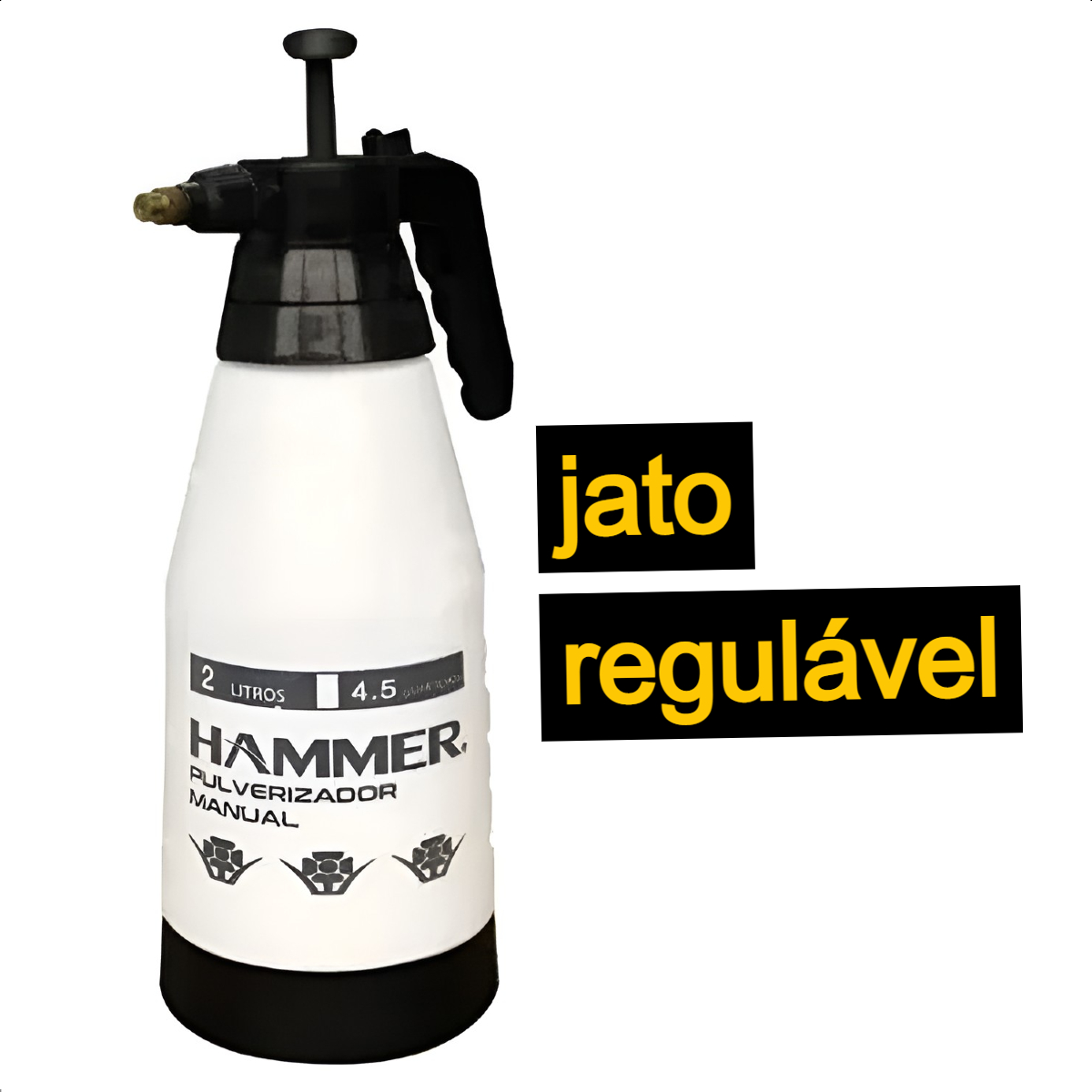 Pulverizador Manual Borrifador Hammer com Capacidade de 2L - GYPMH200B