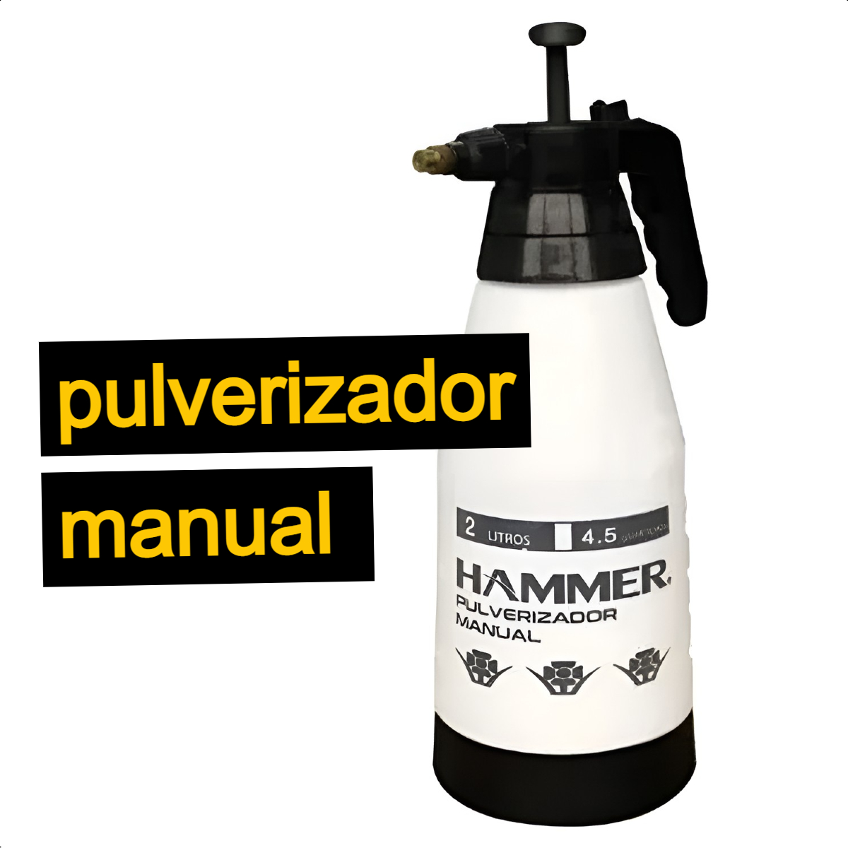 Pulverizador Manual Borrifador Hammer com Capacidade de 2L - GYPMH200B