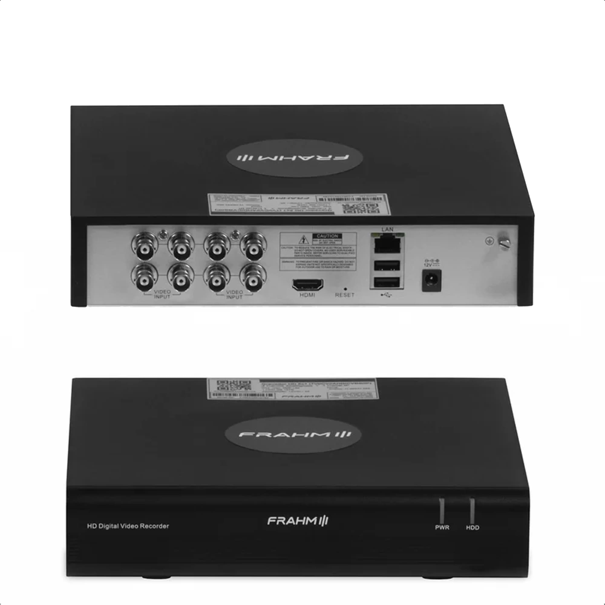 Gravador/Editor Digital de Vídeo DVR 8 canais 2MP 5 Em 1 Detecção Movimento Frahm FGD2008L-35001