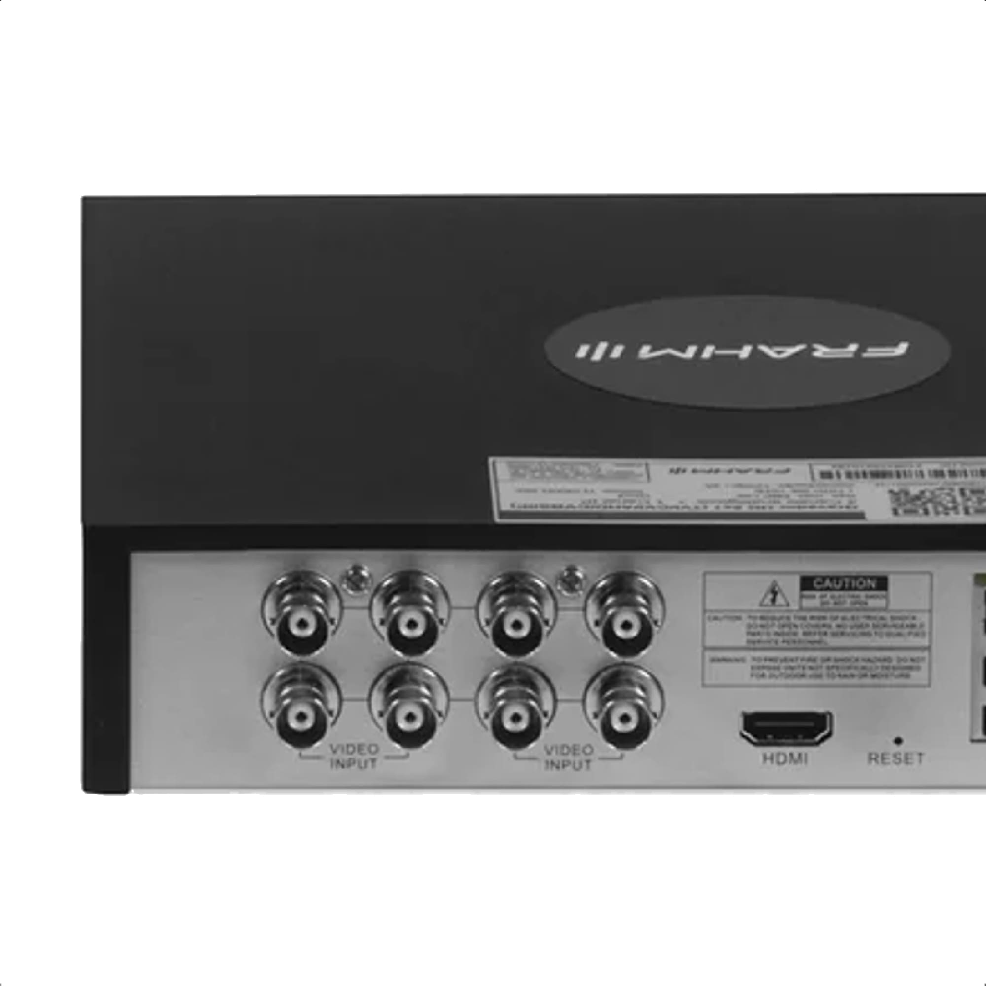 Gravador/Editor Digital de Vídeo DVR 8 canais 2MP 5 Em 1 Detecção Movimento Frahm FGD2008L-35001