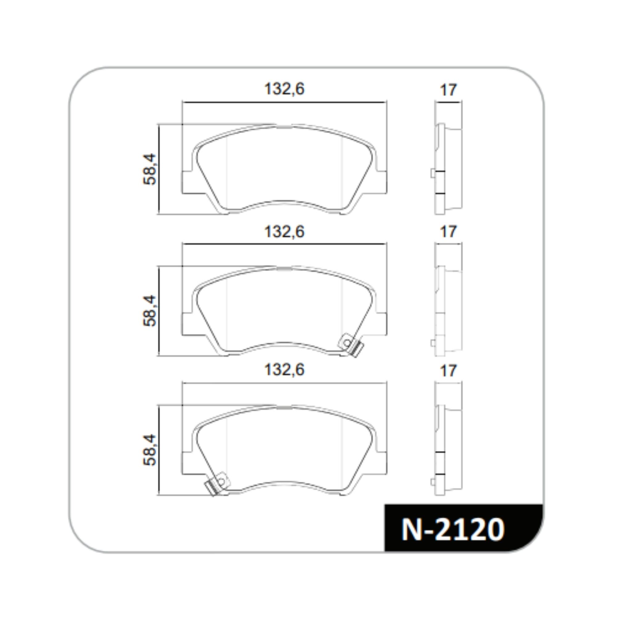 Conjunto de Freio Dianteiro com isolador HB20 1.0/1.6 2020 em Diante Cobreq N-2120