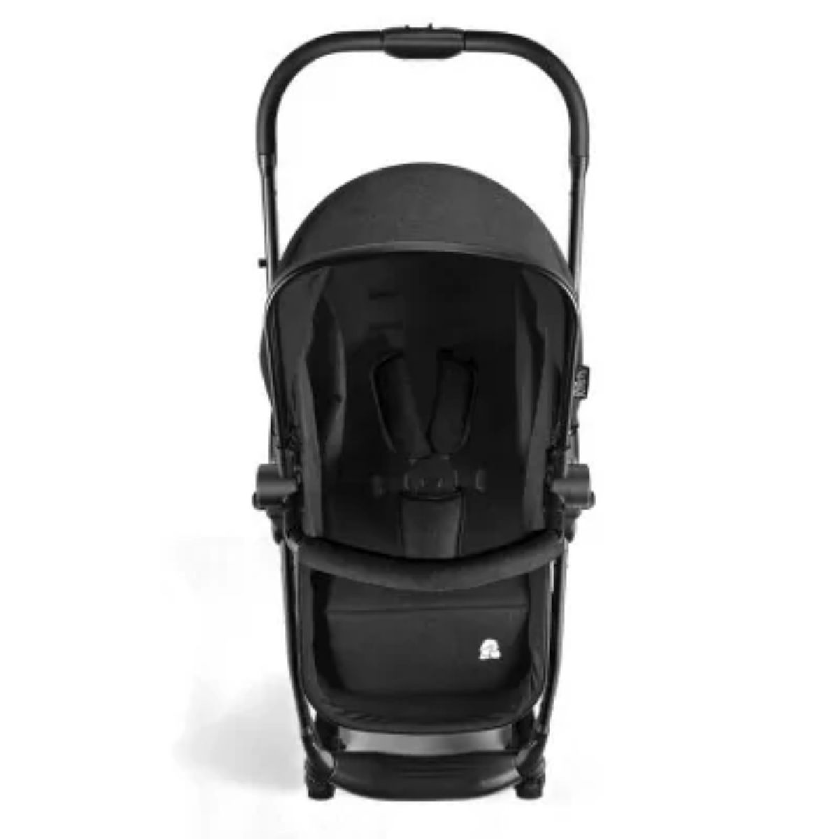 Carrinho de Bebê Beyond 2x1 Assento Moisés Até15kg Rodas Giratórias Assento Reversível Preto Multikids Baby BB428
