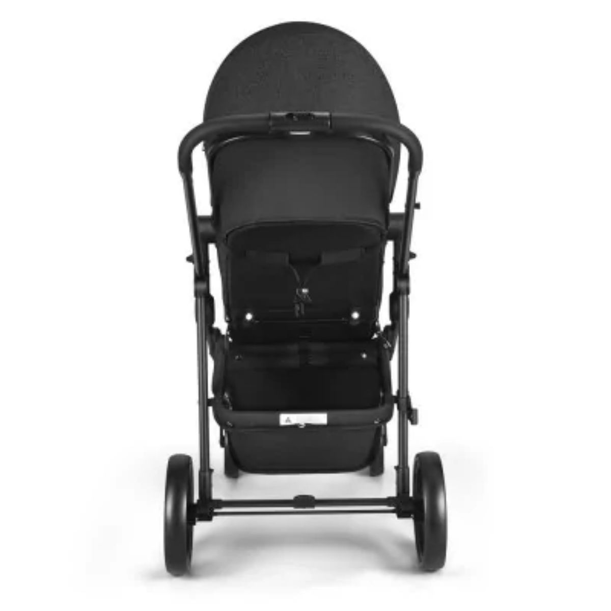 Carrinho de Bebê Beyond 2x1 Assento Moisés Até15kg Rodas Giratórias Assento Reversível Preto Multikids Baby BB428