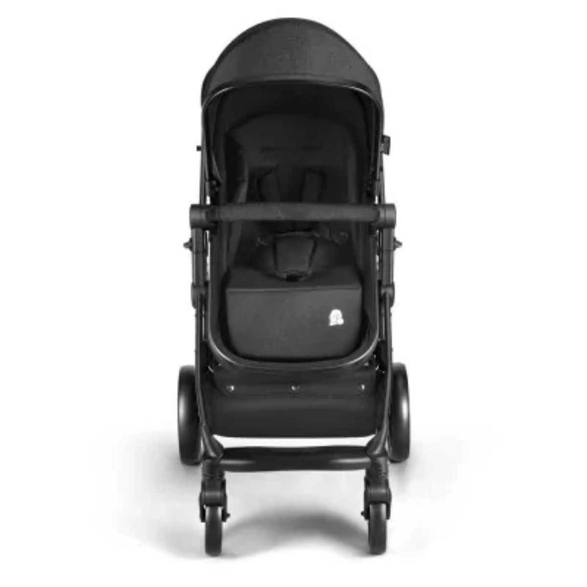 Carrinho de Bebê Beyond 2x1 Assento Moisés Até15kg Rodas Giratórias Assento Reversível Preto Multikids Baby BB428