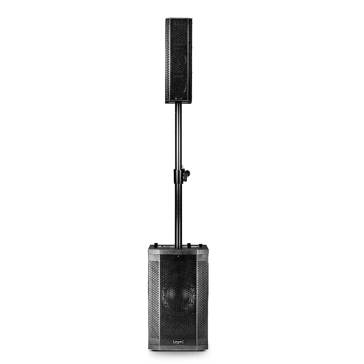 Caixa Ativa Som GRT 10 App 300W Subwoofer 10Pol 2x Altofalantes 4Pol c/ Alças Preto Frahm 32047