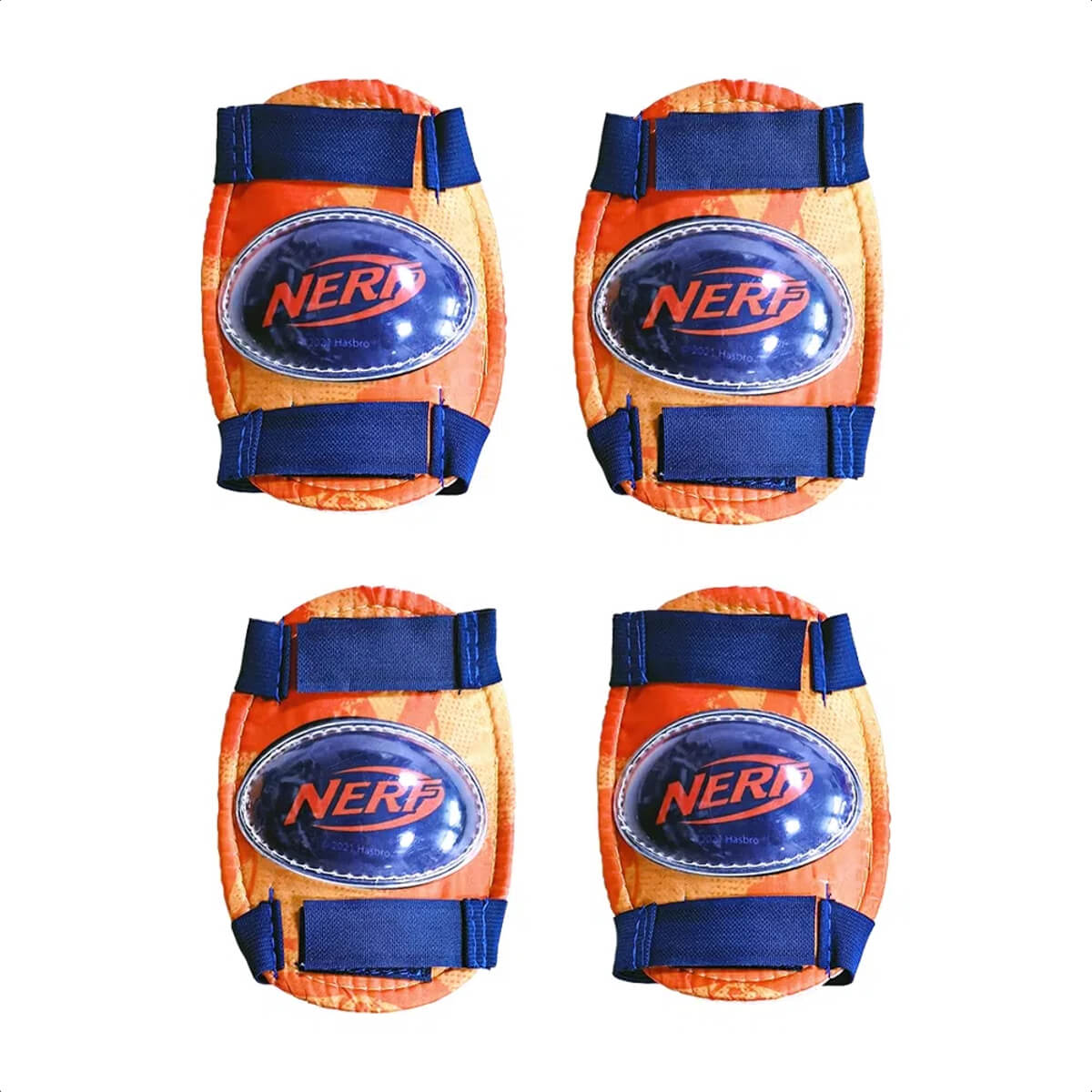 Kit de Proteção Nerf Capacete Joelheira Cotoveleira Infantil Esportes +6 anos Multikids - BR1440