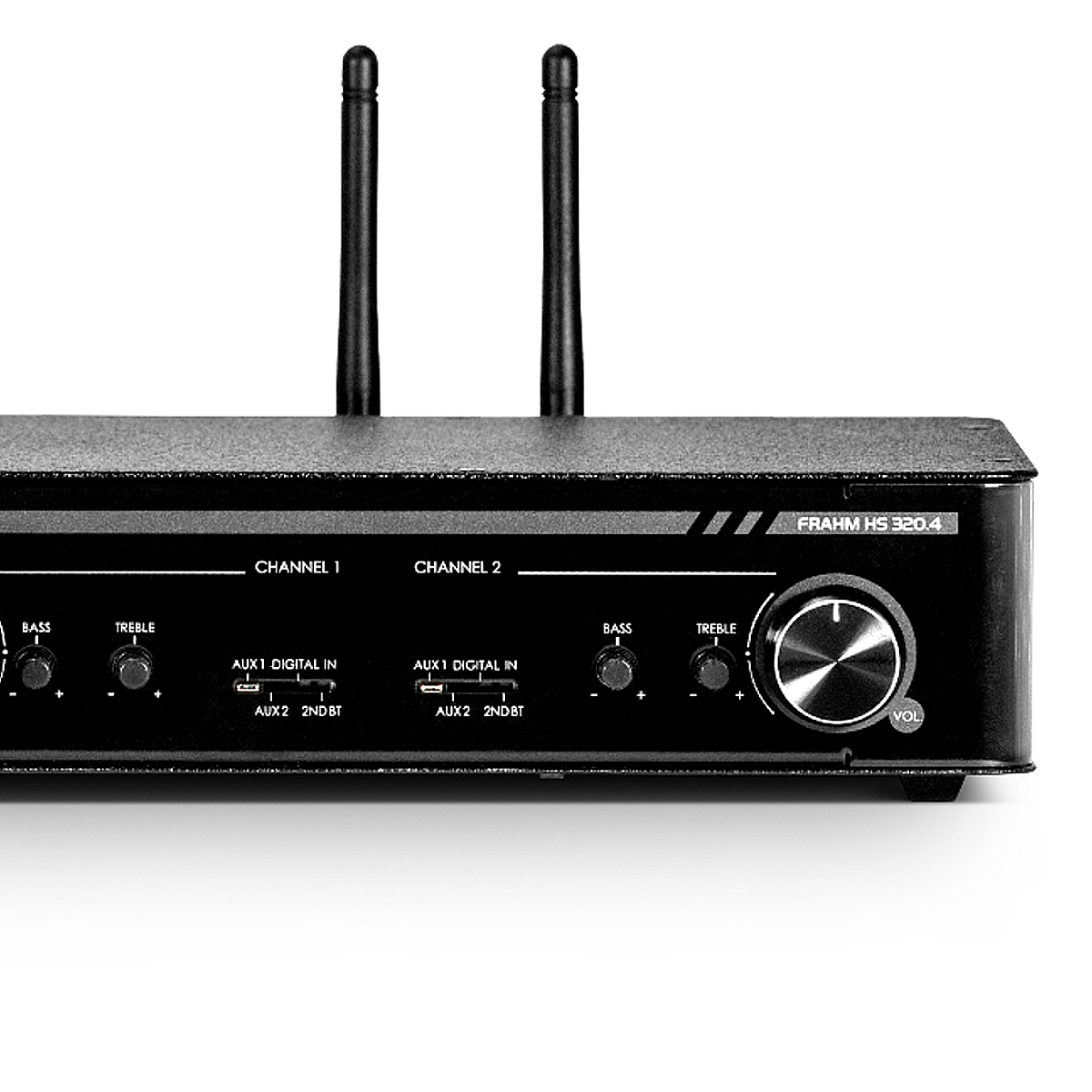 Amplificador Receiver Home Sense HS320.4 Bivolt Automático Dual Bluetooth RCA Micro SD Frahm 31947