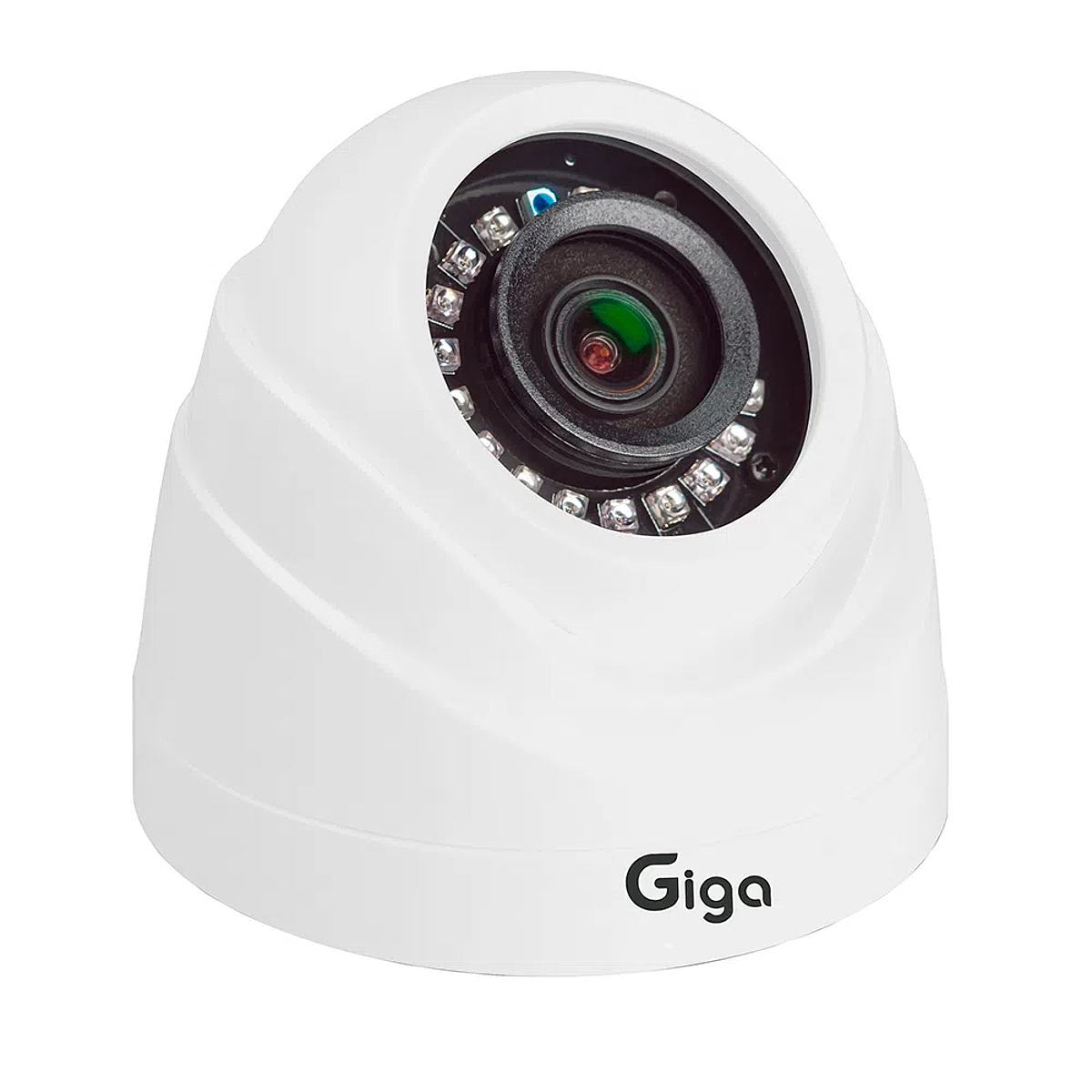 Câmera Dome Plástica 1080P Orion IR 20M Sensor Digital1/3 3.6MM 12 Led SMD D-WDR GigaGS0470A