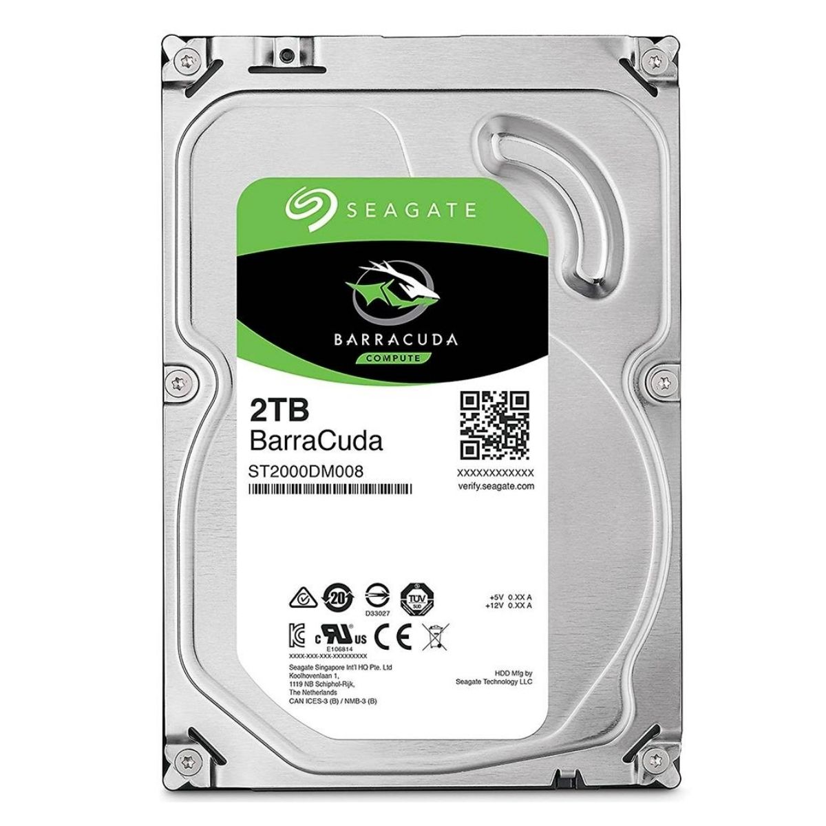 HD Interno 2TB Seagate Barracuda 7200RPM 256MB SATA3 (6Gb/s) DESK 3,5 SE301 - ST2000DM008