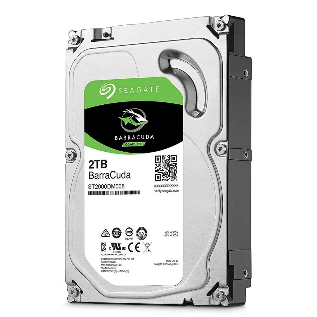 HD Interno 2TB Seagate Barracuda 7200RPM 256MB SATA3 (6Gb/s) DESK 3,5 SE301 - ST2000DM008