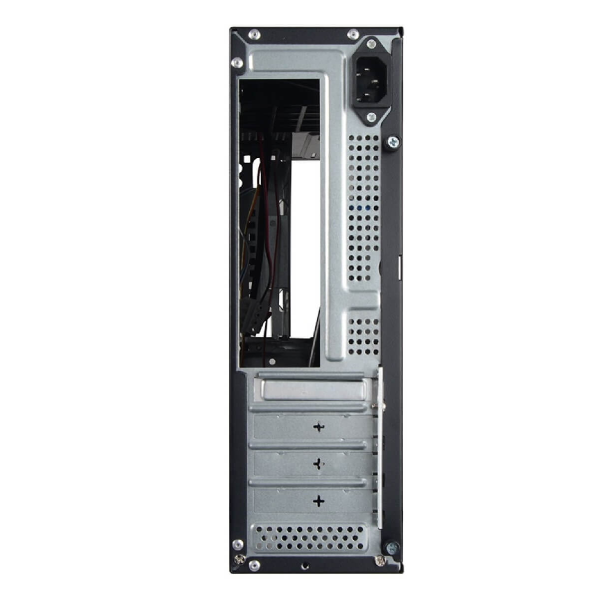 Gabinete Desktop Slim DT-110BK Preto com Suporte e Fonte SFX 200W PS-200SFX C3Tech