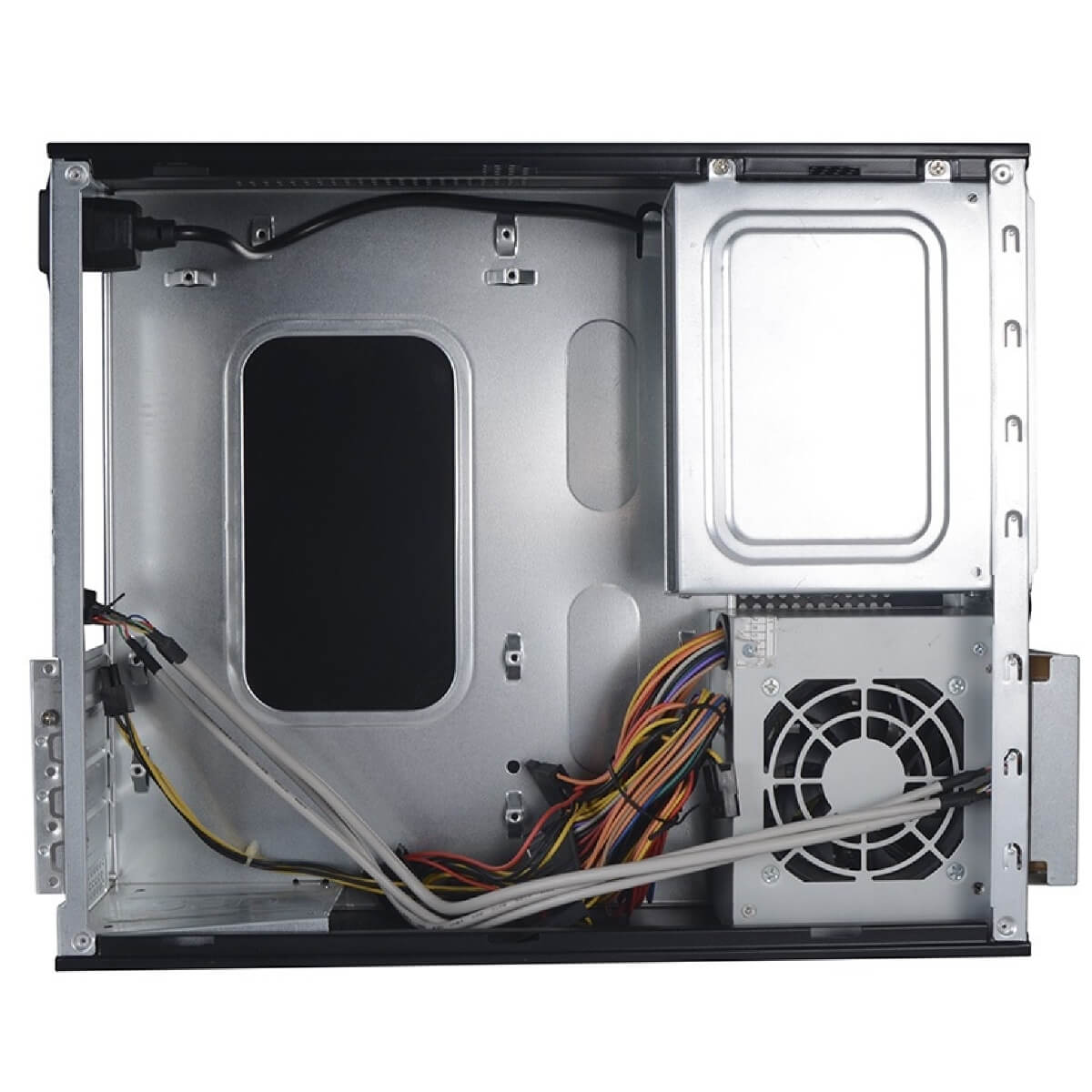 Gabinete Desktop Slim DT-110BK Preto com Suporte e Fonte SFX 200W PS-200SFX C3Tech