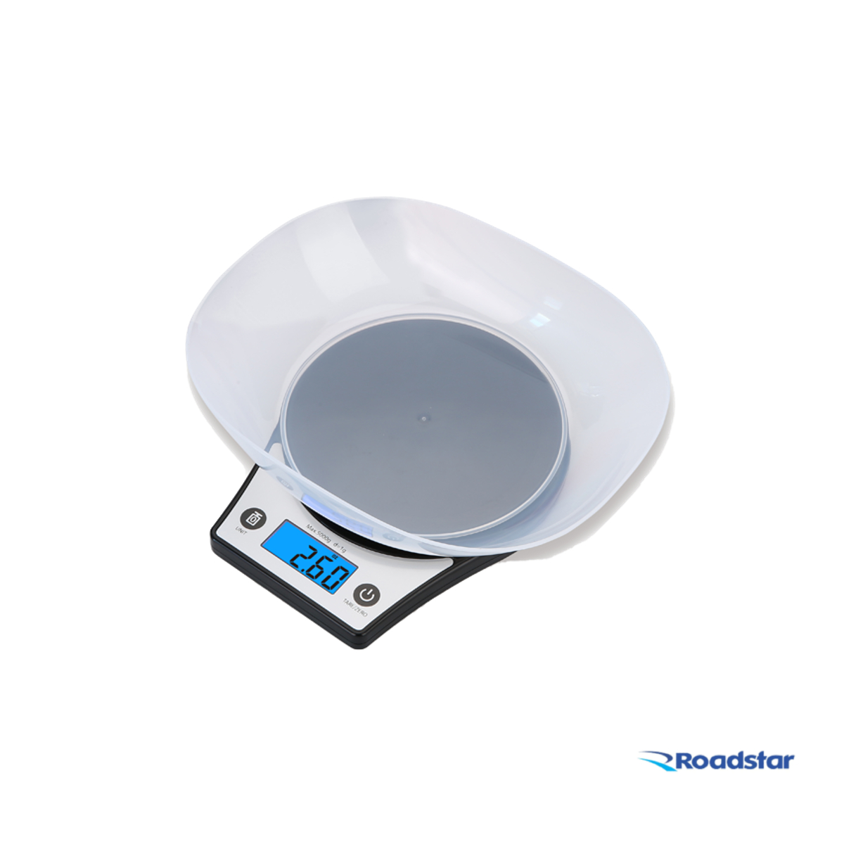 Balança de Cozinha Até 5 Kg com Tigela 900ml - Roadstar RS-651BR