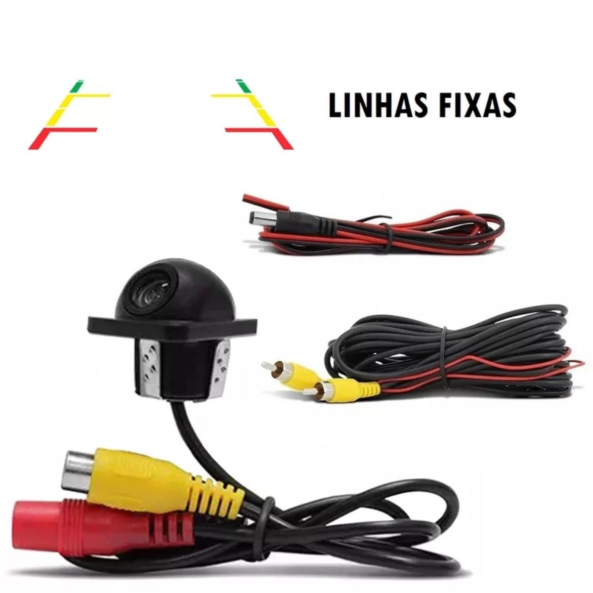 Câmera De Ré Modelo Tartaruga Universal  Roadstar - RS202BR Plus