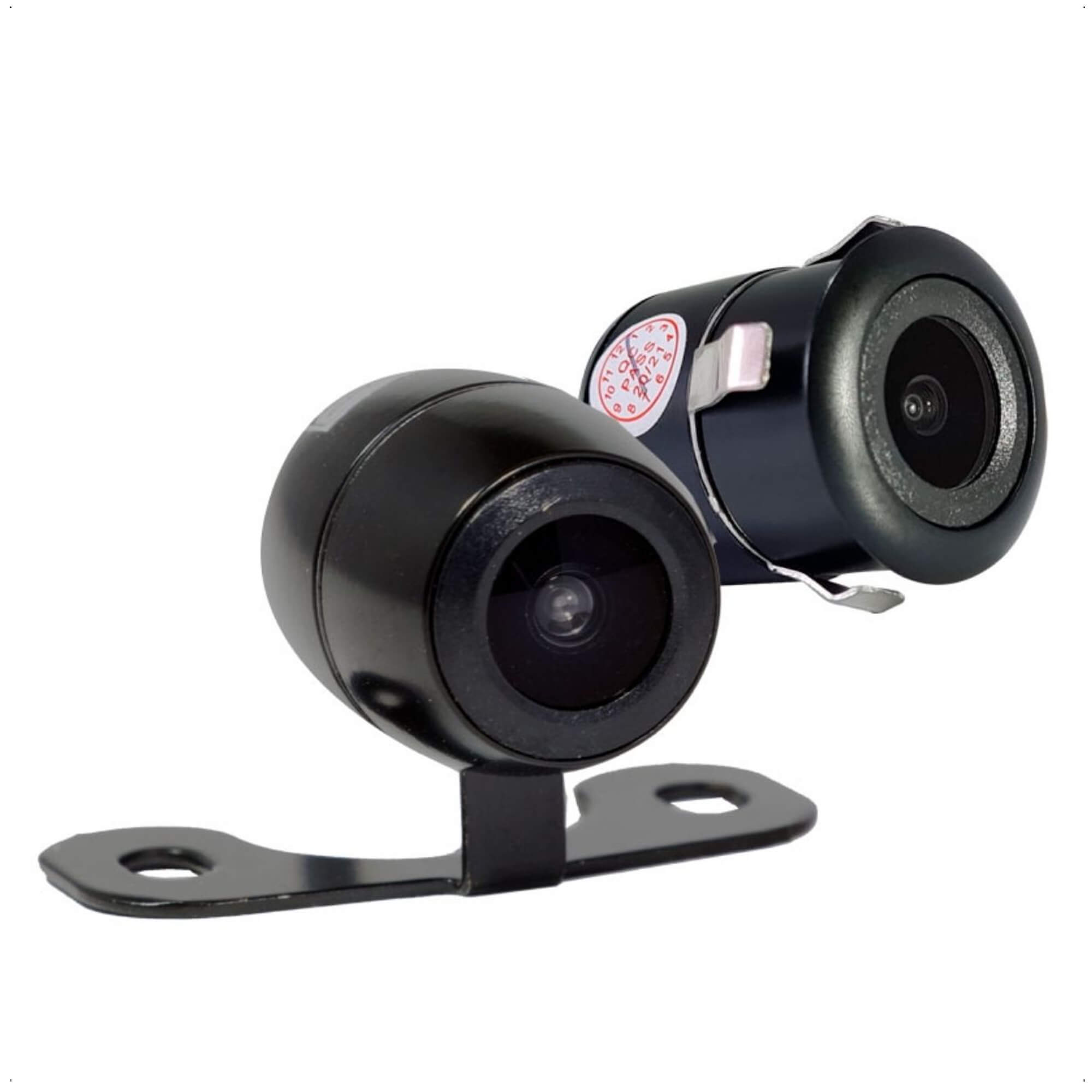 Câmera de ré Borboleta Modelo 2x1 RS-201BR MI -  Roadstar
