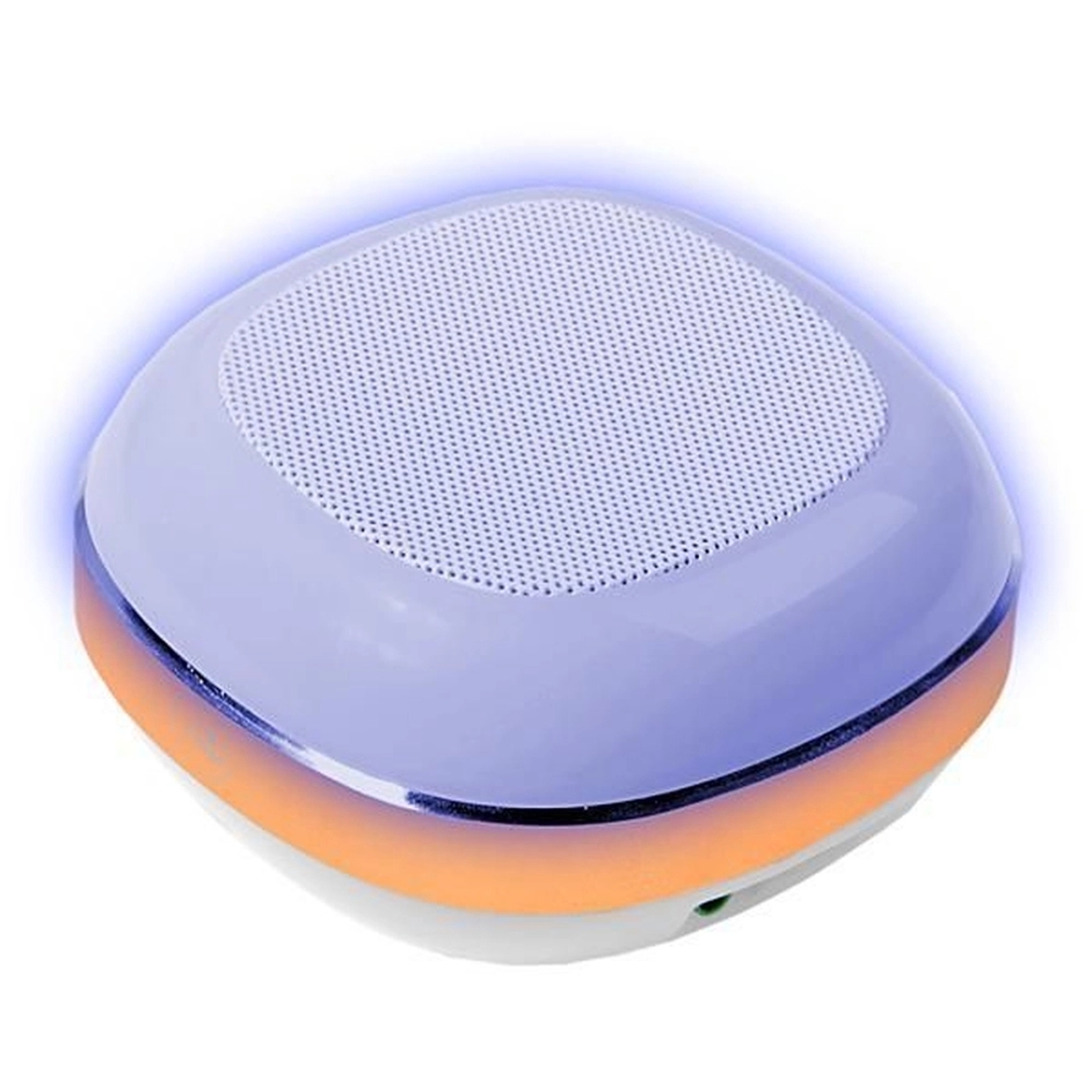 Caixa de Som Bluetooth Roadstar Box 3W Branco e Dourado com LED