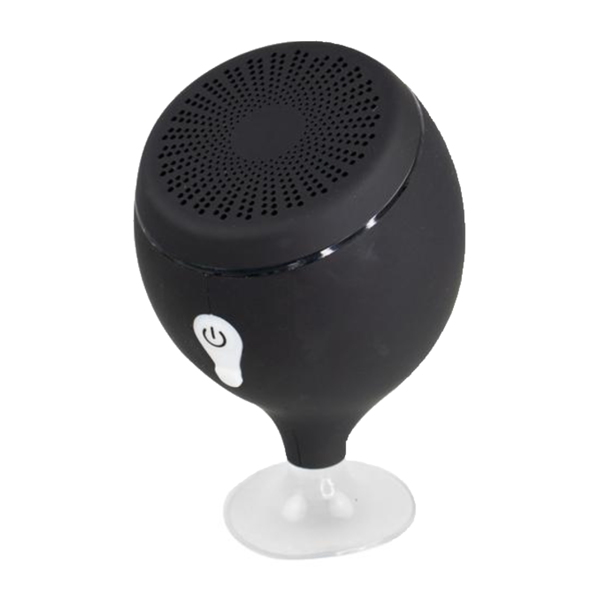 Caixa de Som Bluetooth Crystal Preta 5W com Ventosa Resistente Contra Água IPX6