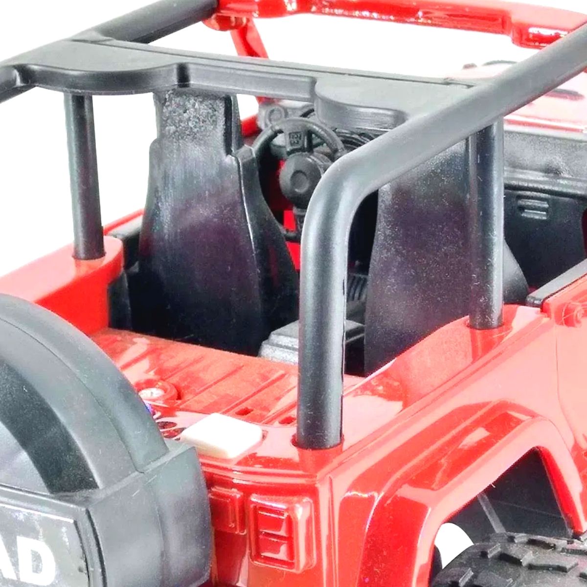 Brinquedo carrinho Off Road Trail Vermelho com Luz Som e Fricção 1:16 - Shiny Toys 546