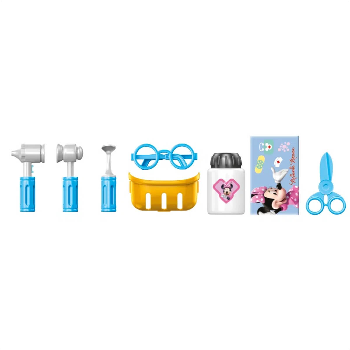 Brinquedo Maleta de Médica Minnie com Acessórios Alça Faz de Conta Brincadeira Multikids - BR1558
