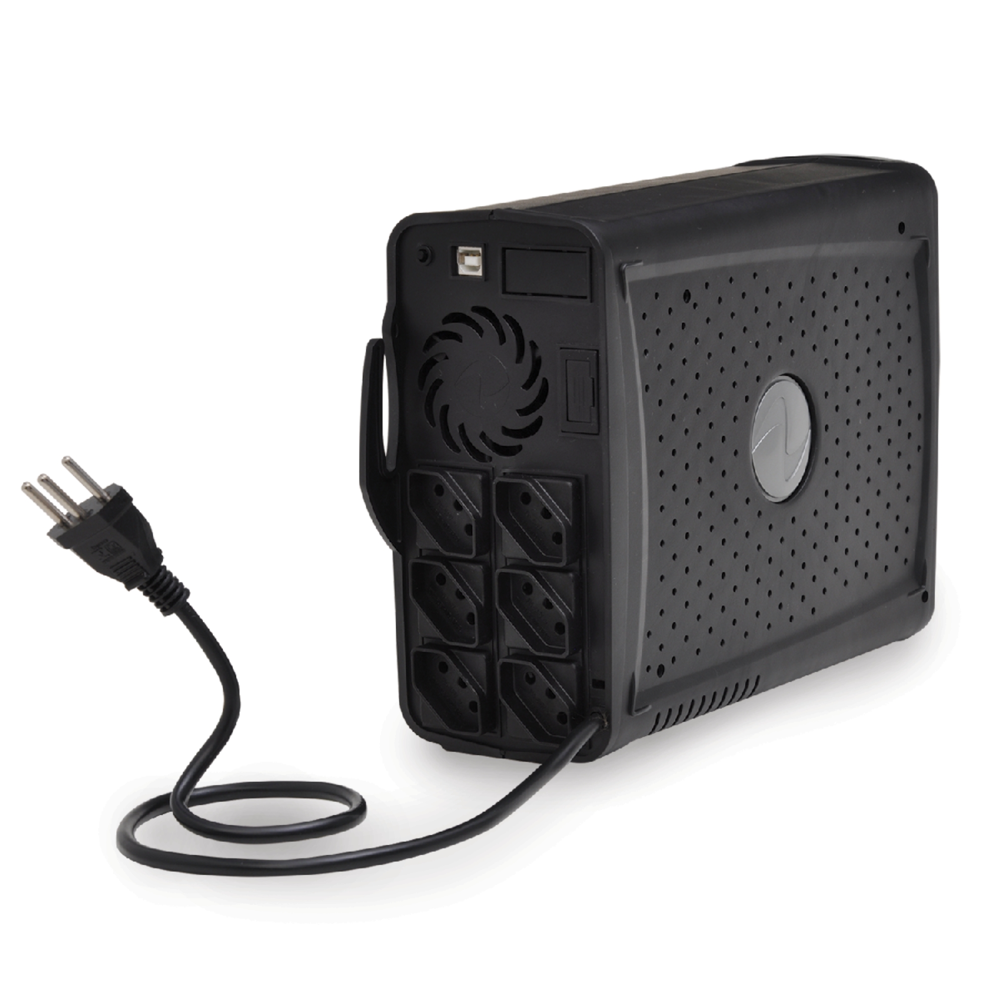 Nobreak Ragtech 600VA SAVE HOME STD -TI Black 20NSH4125 Trivolt Onda 6 Tomadas