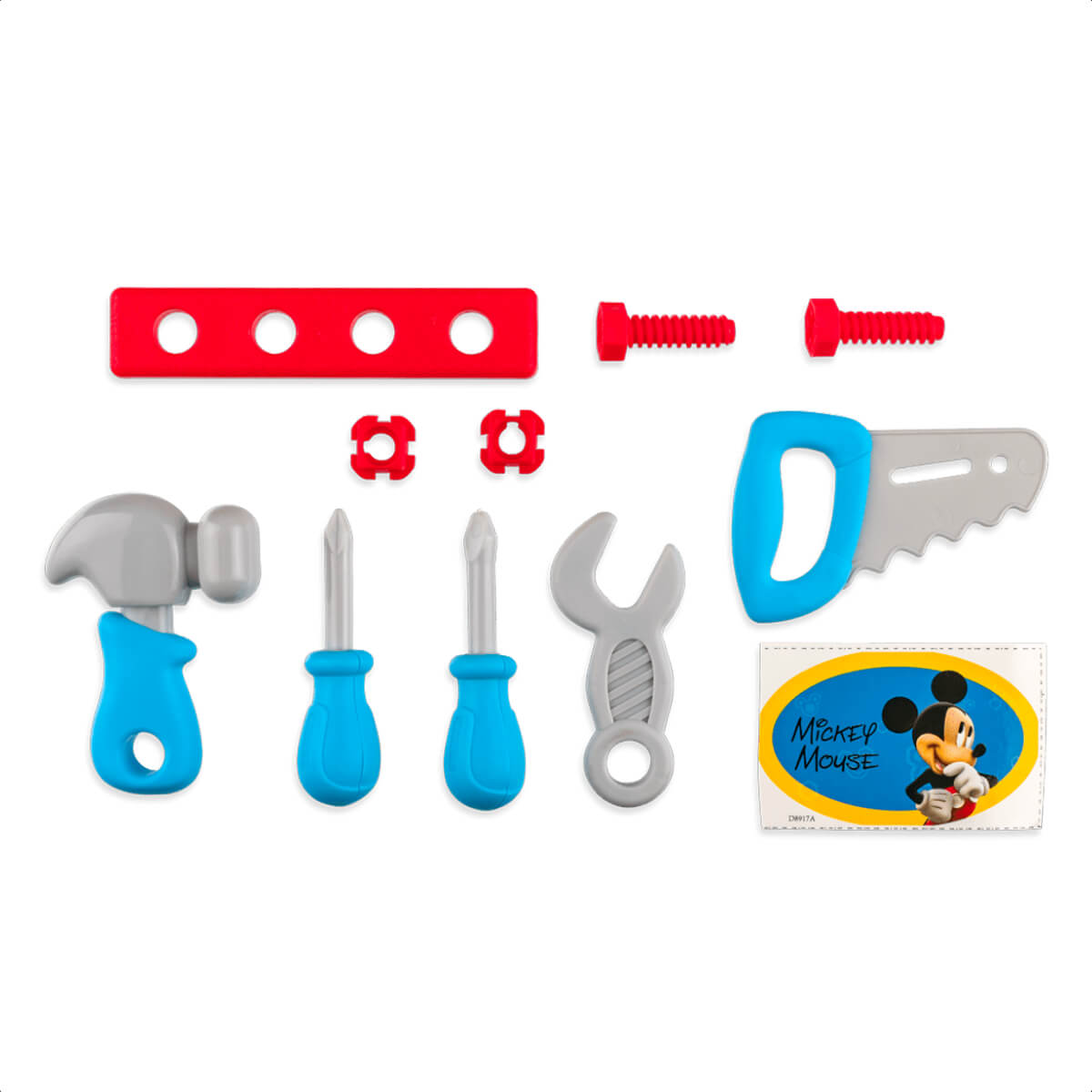 Brinquedo Maleta Mickey Construtor com Acessórios Faz de Conta Diversão Multikids - BR1564