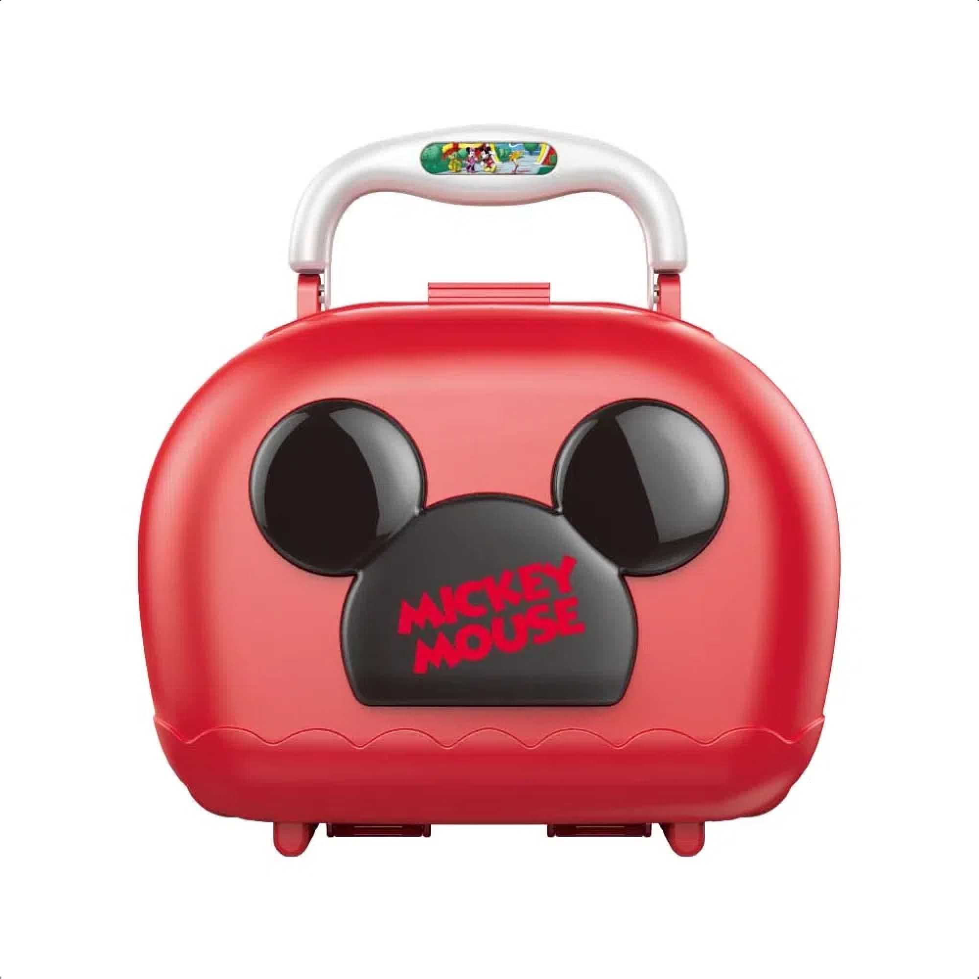 Brinquedo Maleta Mickey Hamburgueria 7 Acessórios +3 Anos Criatividade Multikids - BR1565