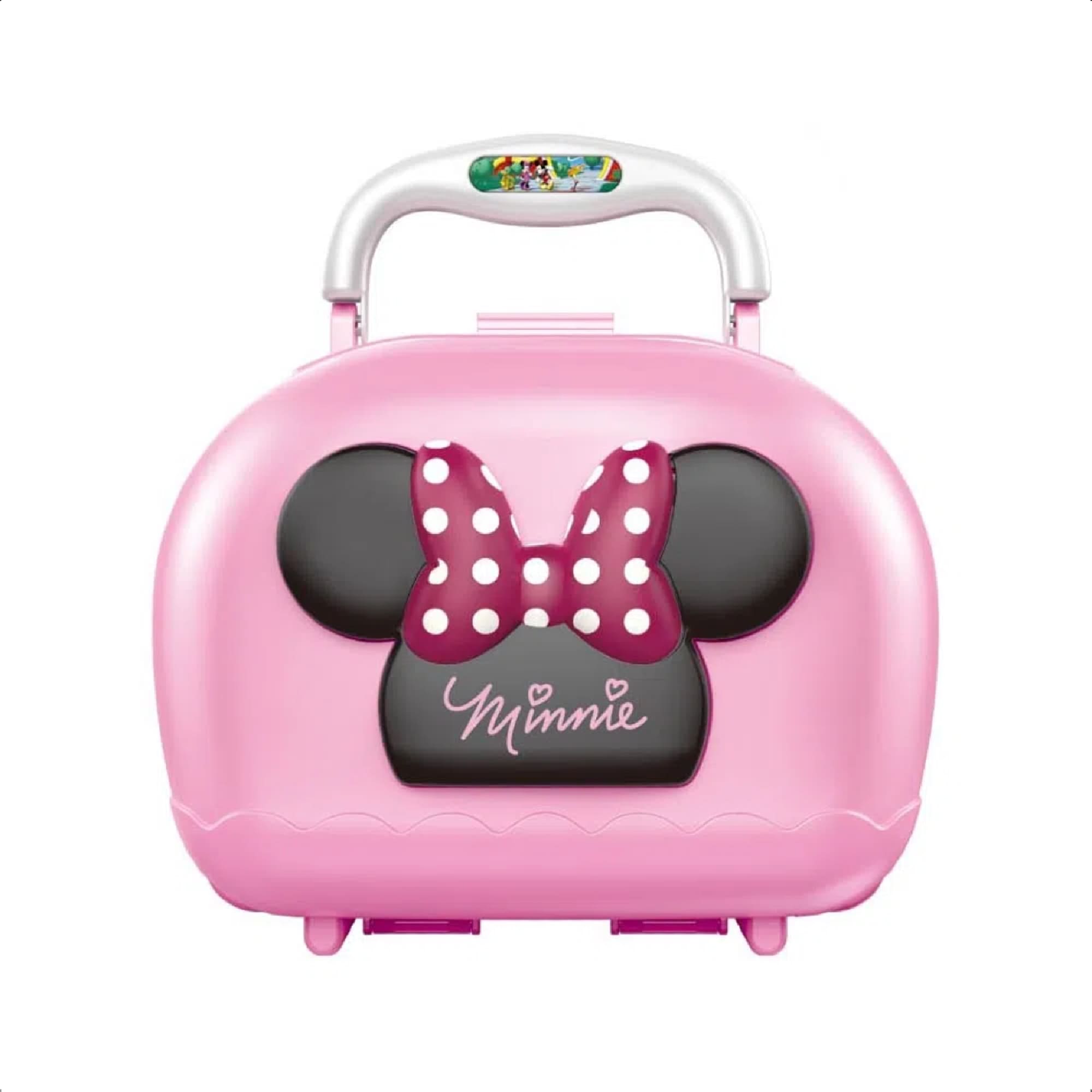 Brinquedo Maleta Minnie Médica 7 Acessórios +3 Anos Rosa Multikids - BR1566