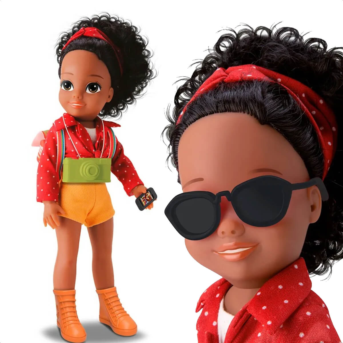 Brinquedo Boneca Girls Life Adventure 100% Vinil Acessórios Faz de Conta Brincadeira Omg Kids-4911