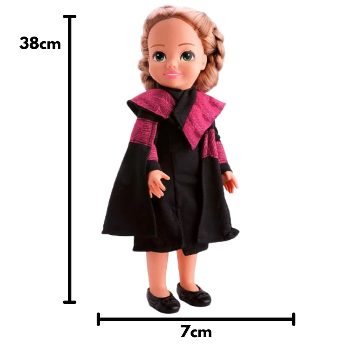 Brinquedo Boneca Princesa Aisha 100% Vinil Treinadora de Dragões Faz de Conta Omg Kids-4912