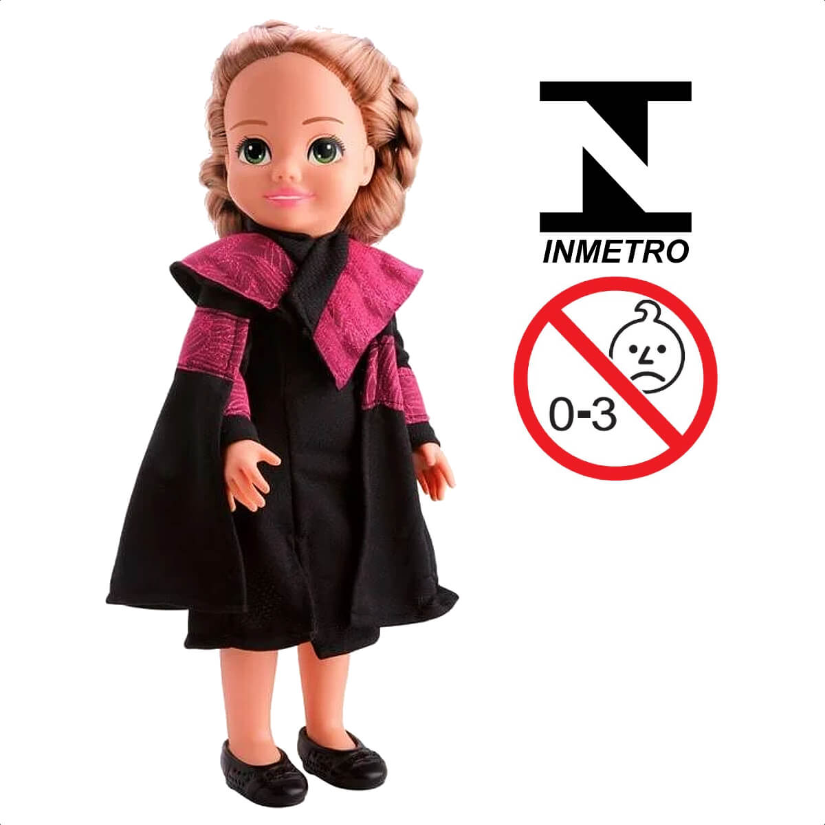 Brinquedo Boneca Princesa Aisha 100% Vinil Treinadora de Dragões Faz de Conta Omg Kids-4912