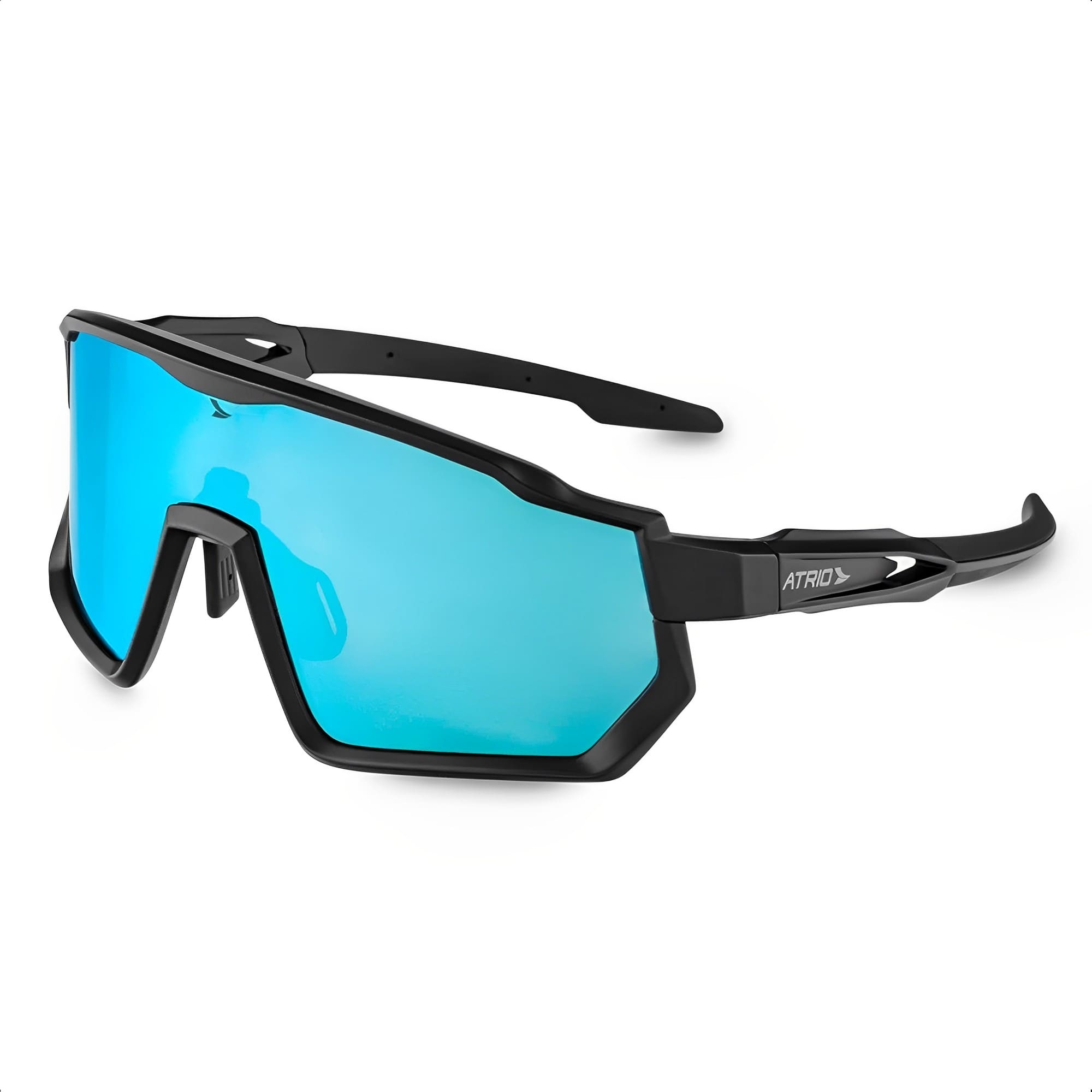Óculos Esportivo Para Ciclismo Com Proteção UV400 E Kit3 Lentes Sprinter Blue White Atrio - BI232