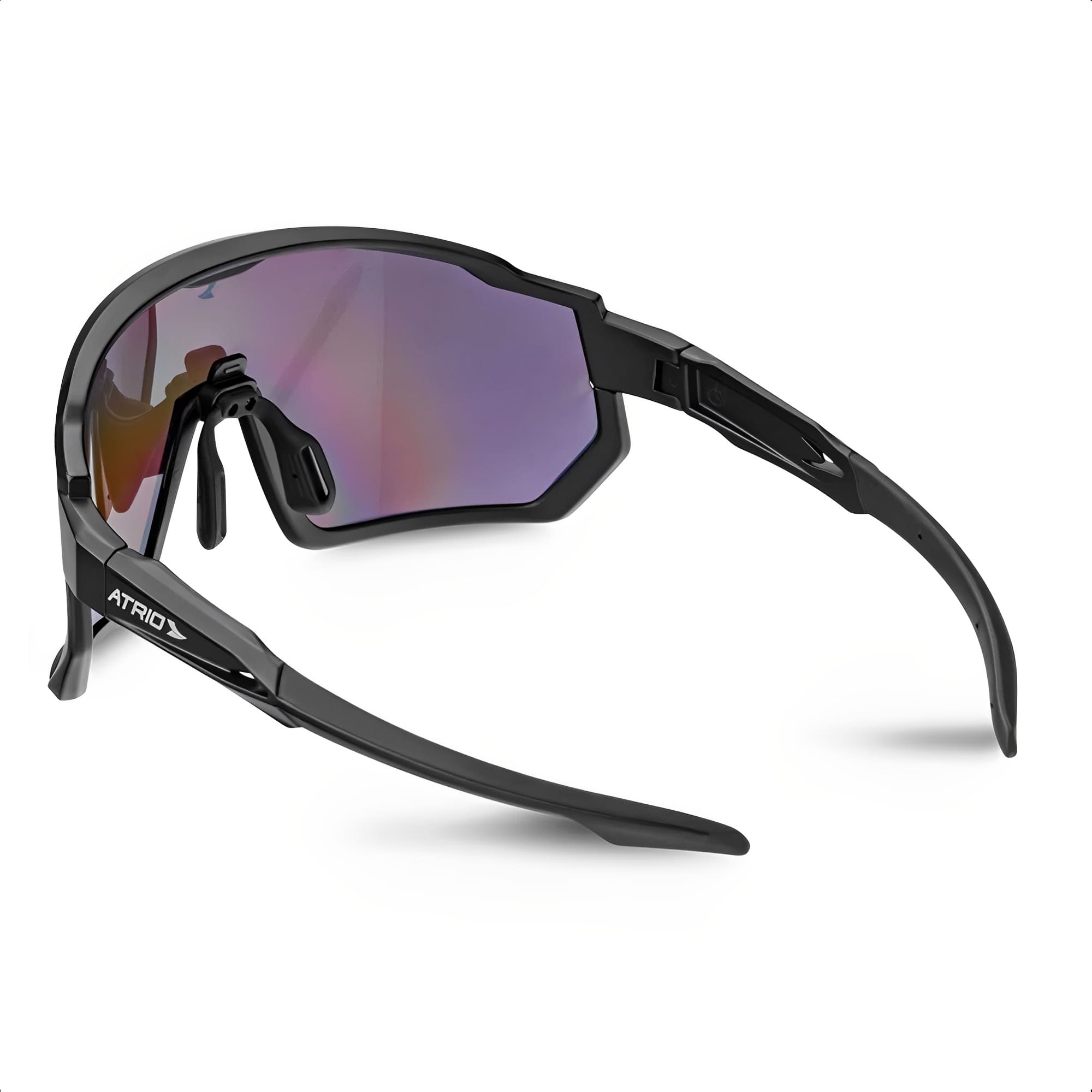 Óculos Esportivo Para Ciclismo Com Proteção UV400 E Kit3 Lentes Sprinter Blue White Atrio - BI232